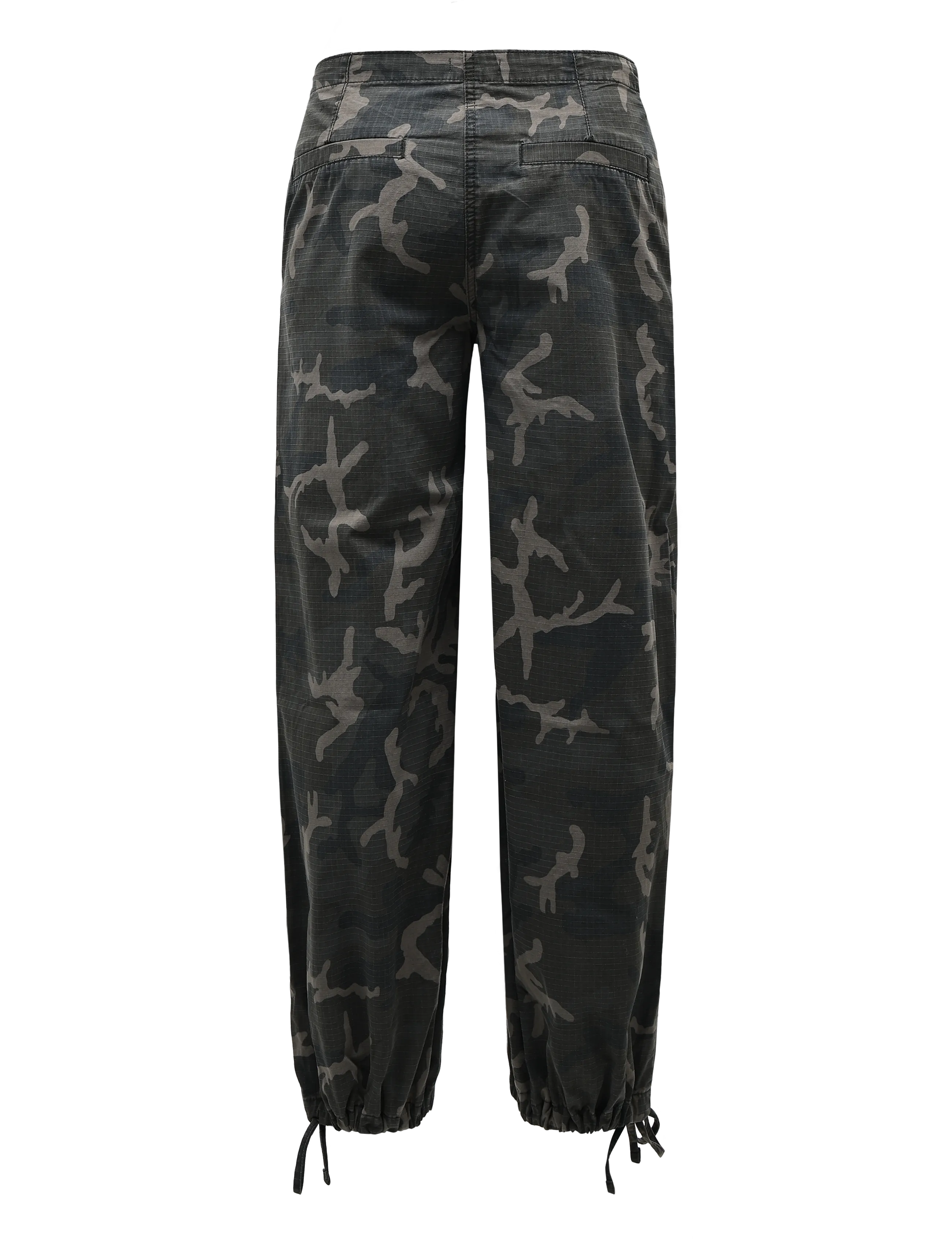 Weekday - Low Rise Baggy Ripstop Trousers - cargo pants - camo - 2