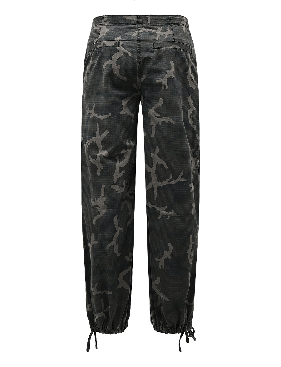 Weekday - Low Rise Baggy Ripstop Trousers - cargo-püksid - camo - 2