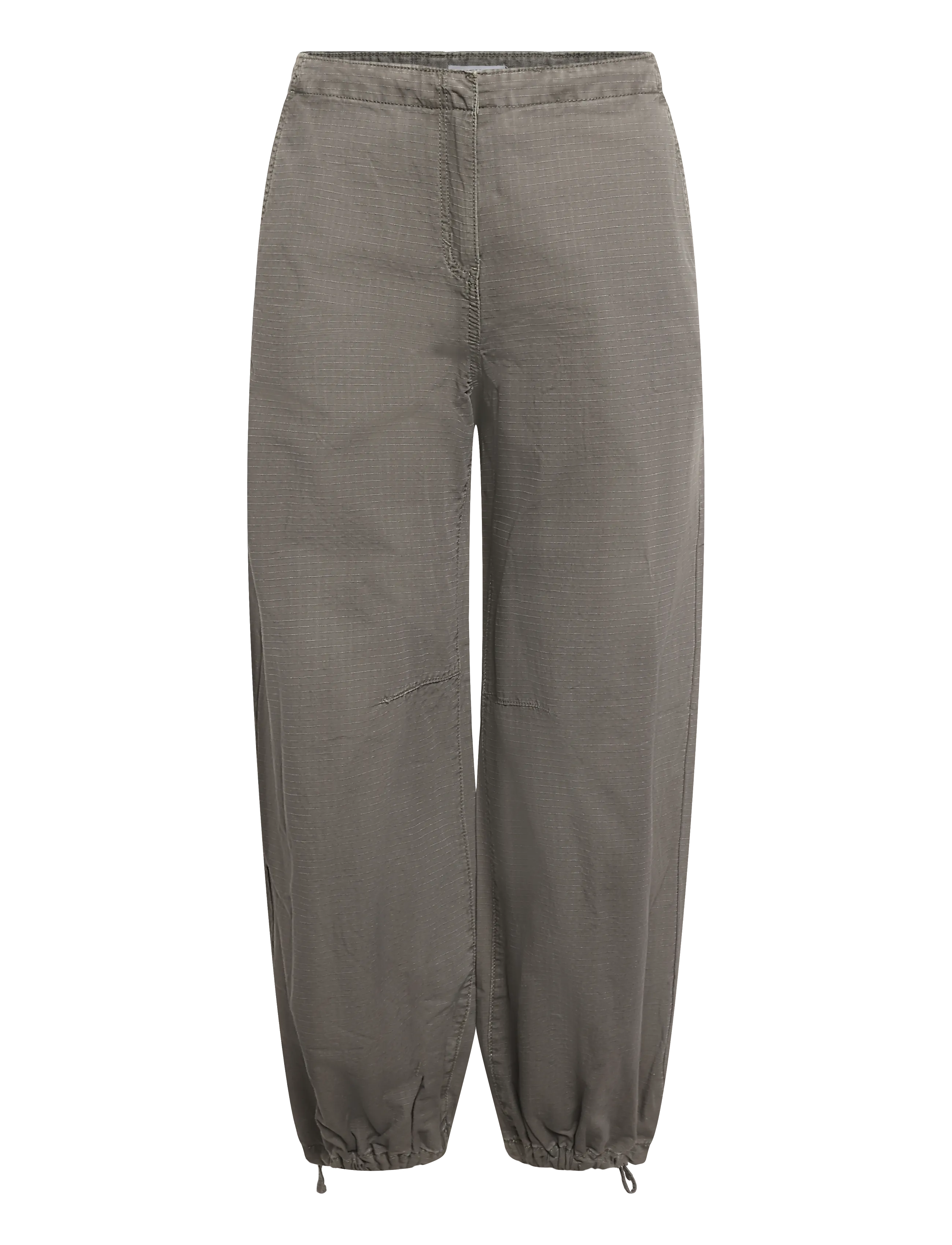 Weekday Low Rise Baggy Ripstop Trousers, Damen, Tiefsitzende Baggy Camouflage Hose, Khakigrün, Gr.46