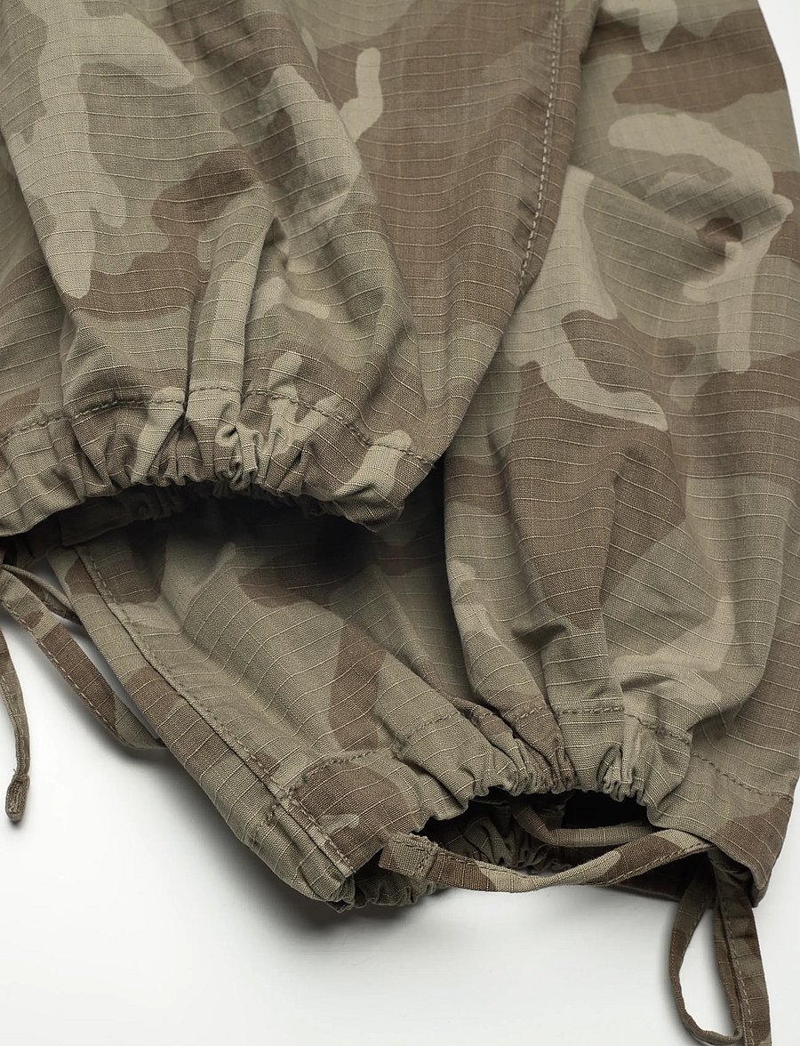 Weekday - Low Rise Baggy Ripstop Trousers - cargo-hosen - washed camo print - 2