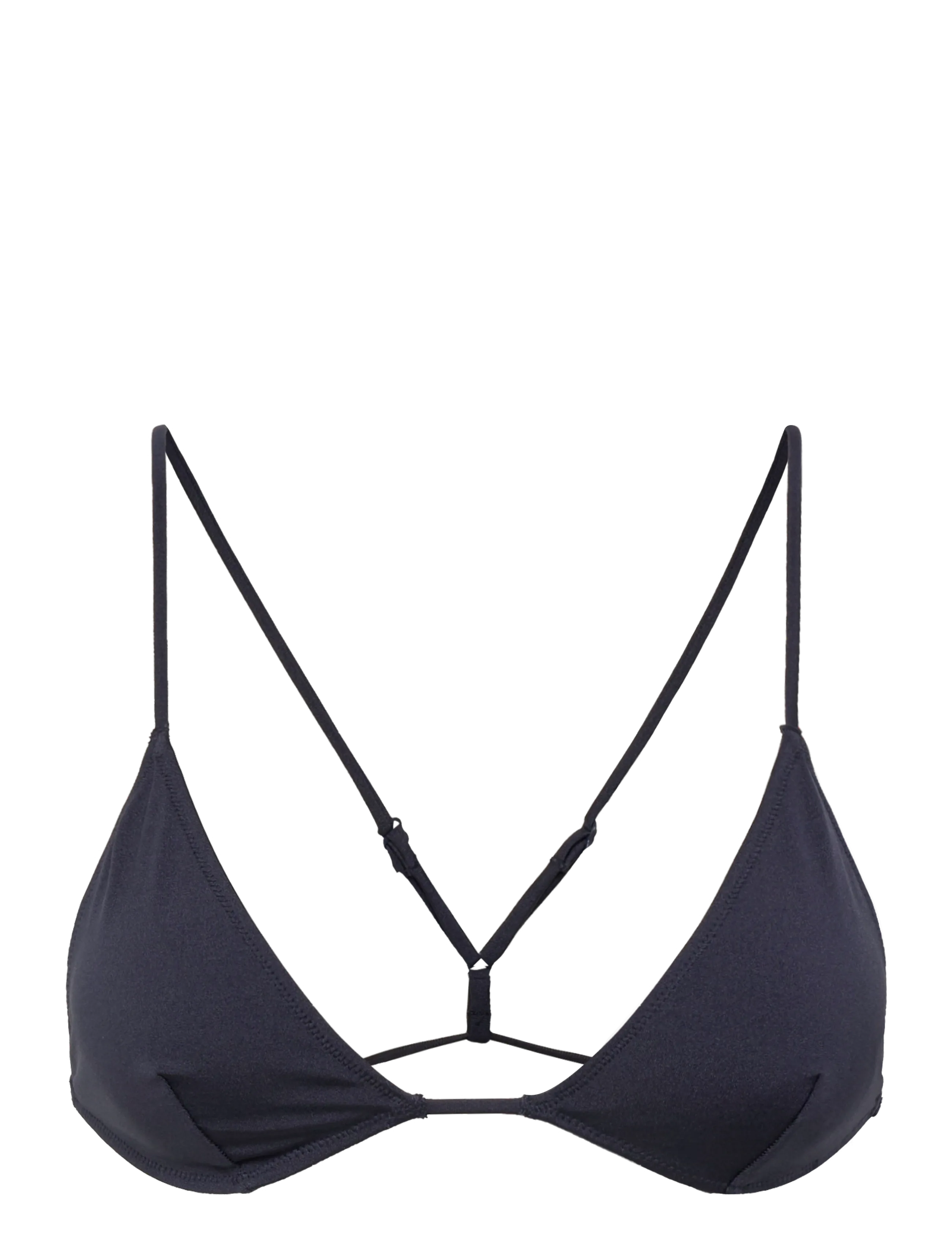 Weekday Racerback Triangle Bikini Top - Bademode - DUSTY BLUE / blue