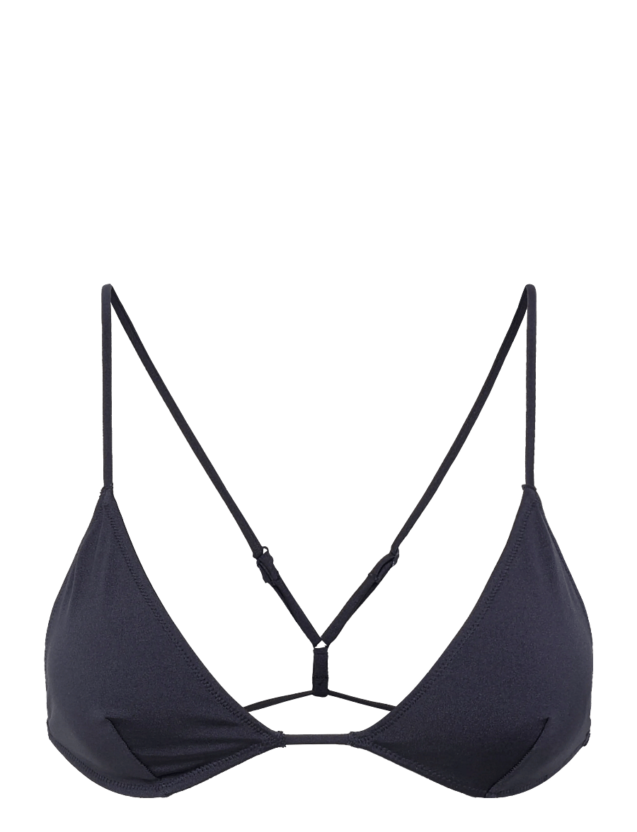 Weekday - Racerback Triangle Bikini Top - triangle bikinis - dusty blue - 0