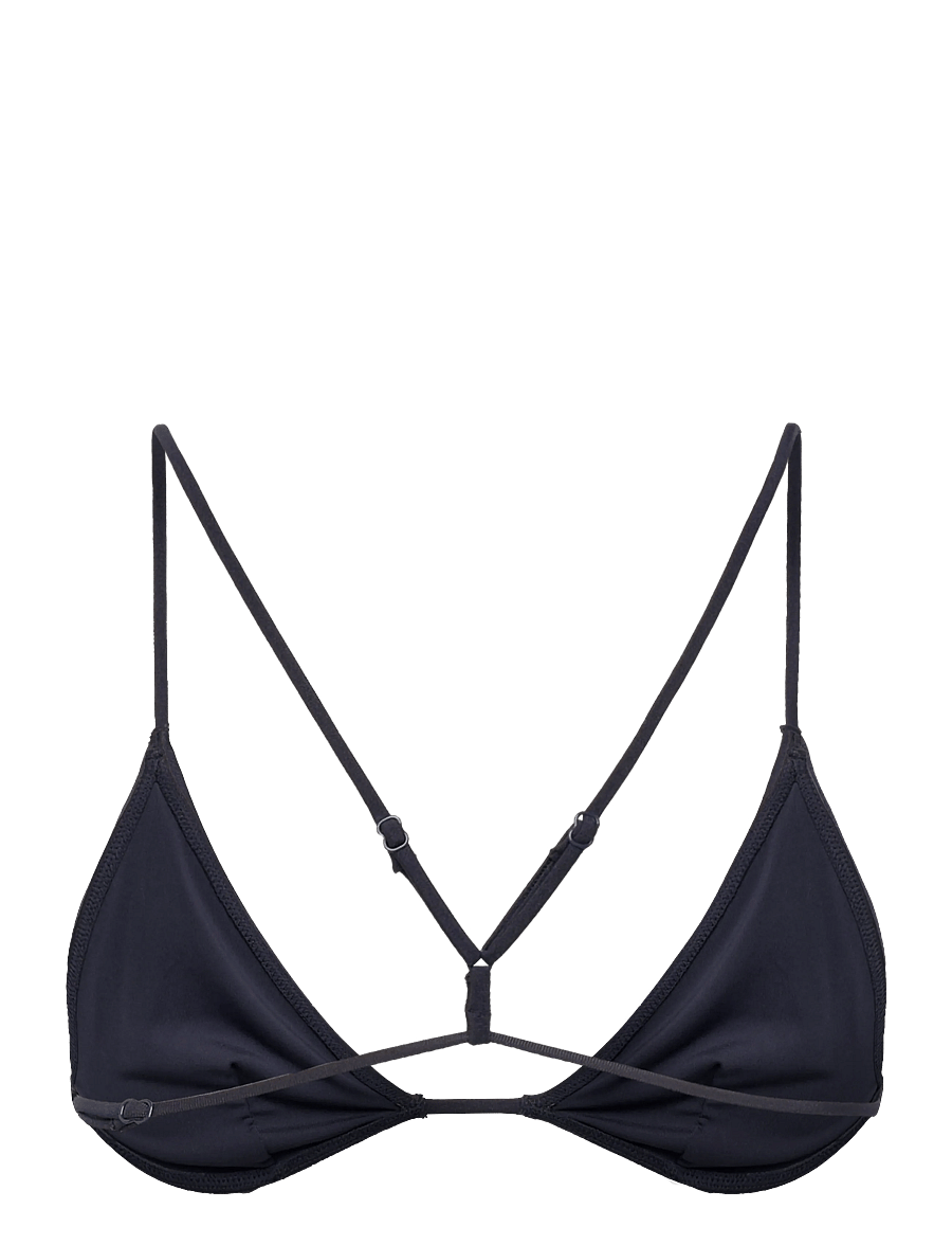 Weekday - Racerback Triangle Bikini Top - triangle bikinis - dusty blue - 1