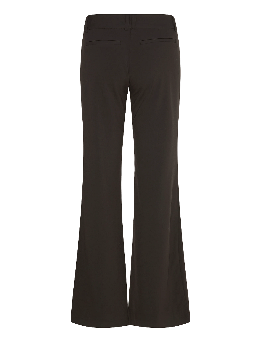Weekday - Low-Rise Flared Suiting Trousers - flare bukser - black - 1