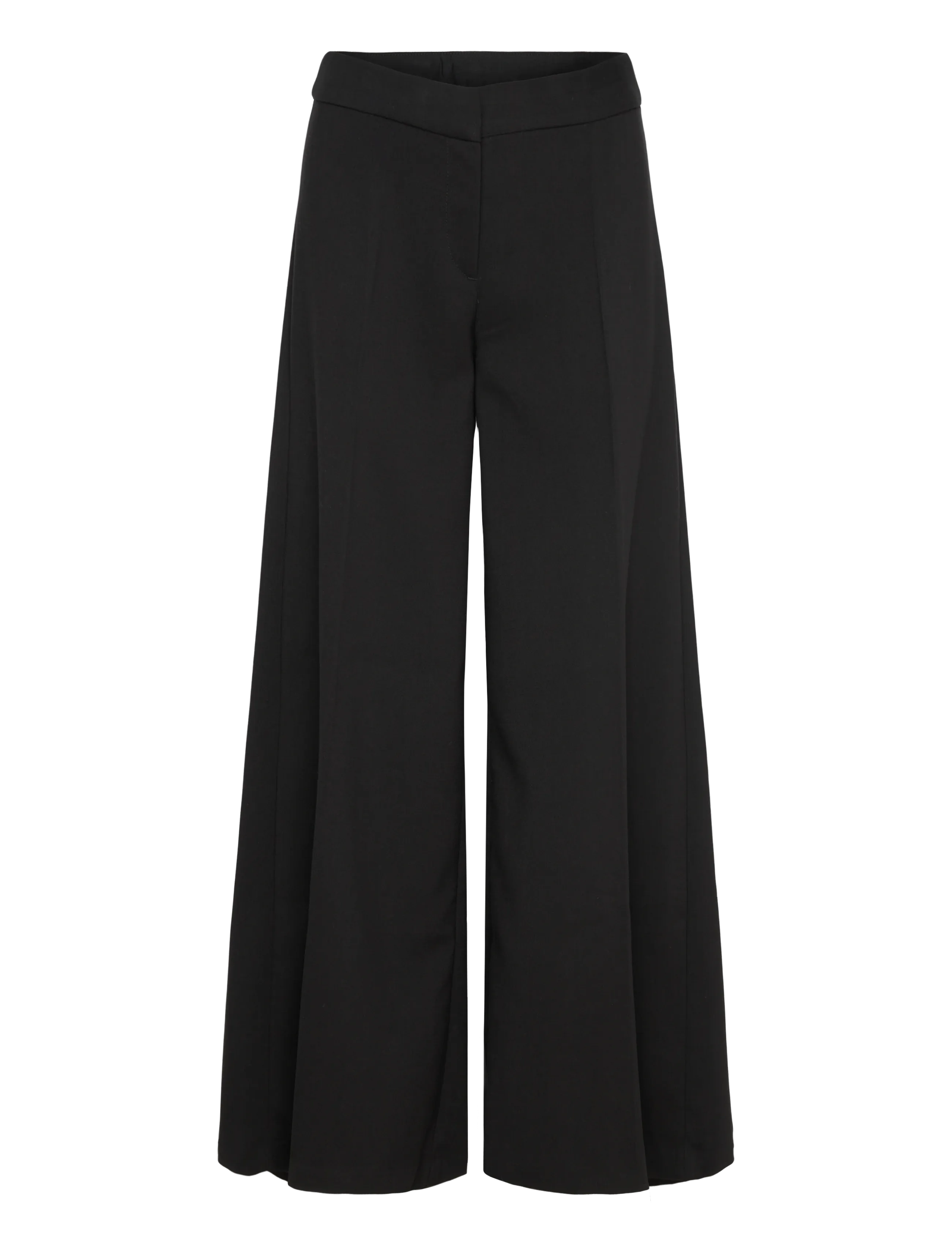 Weekday Low-Rise Flared Suiting Trousers, Kvinder, Lavtaljede Flared Habitbukser, Sort, Str: 34