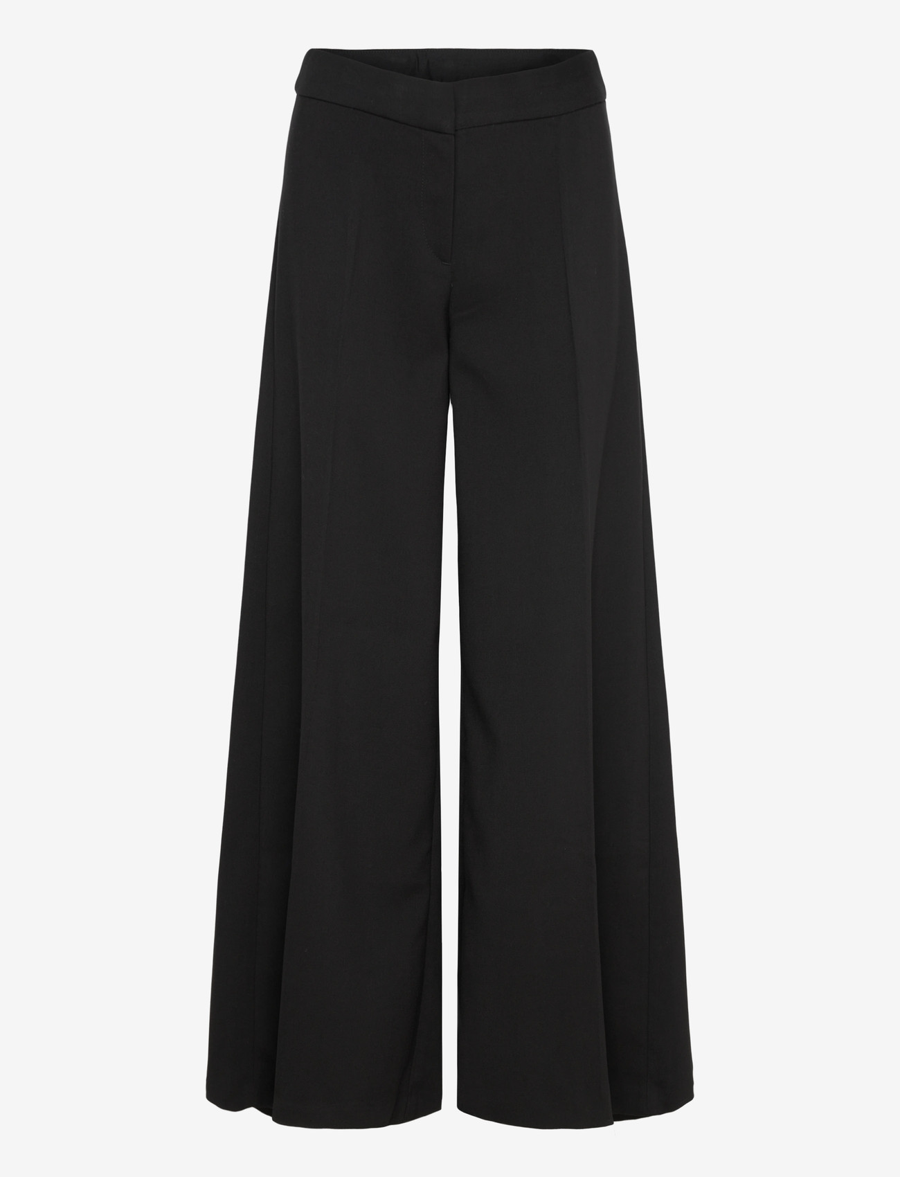 Weekday - Low-Rise Flared Suiting Trousers - laia säärega püksid - black - 0