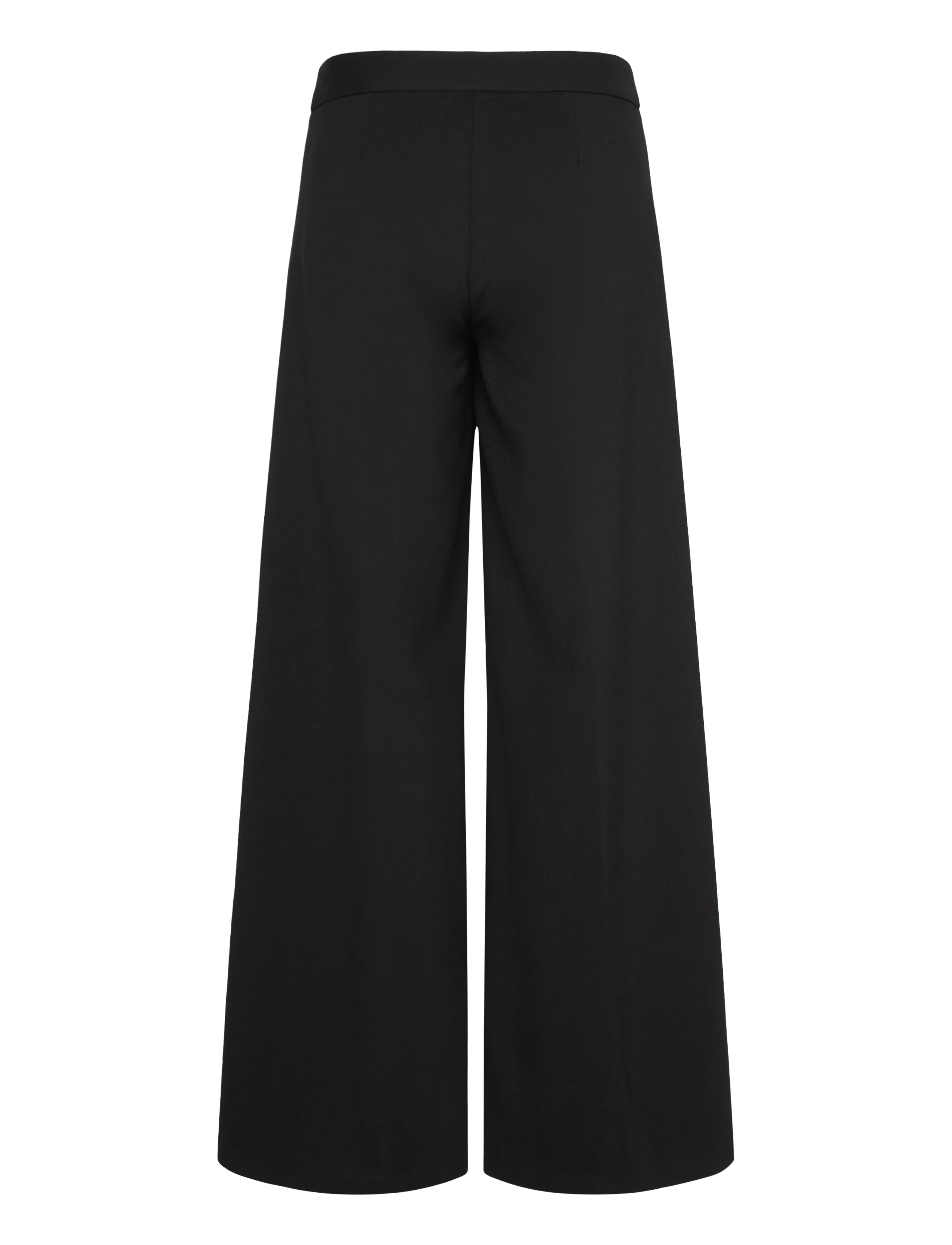 Weekday - Low-Rise Flared Suiting Trousers - plačios kelnės - black - 1