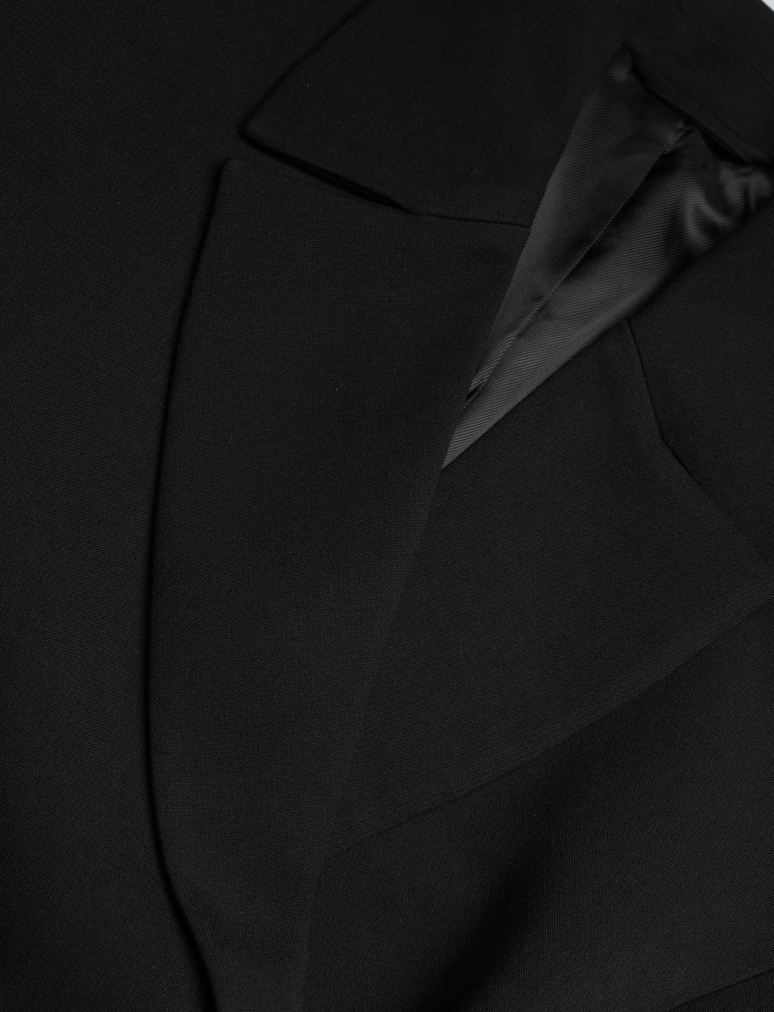 Weekday - Fitted Double-Breasted Blazer - zweireihige blazer - black - 2