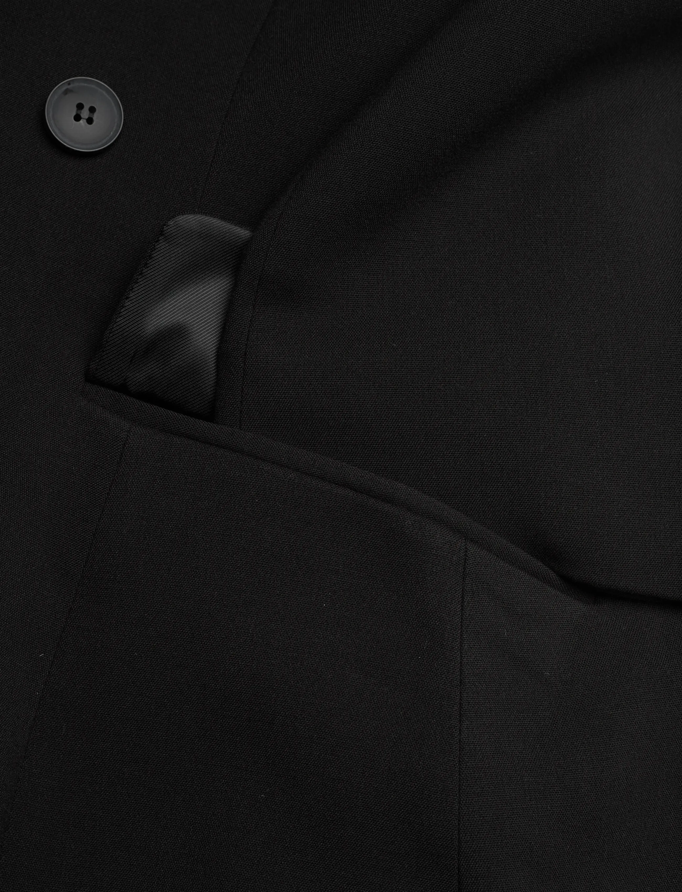 Weekday - Fitted Double-Breasted Blazer - zweireihige blazer - black - 3