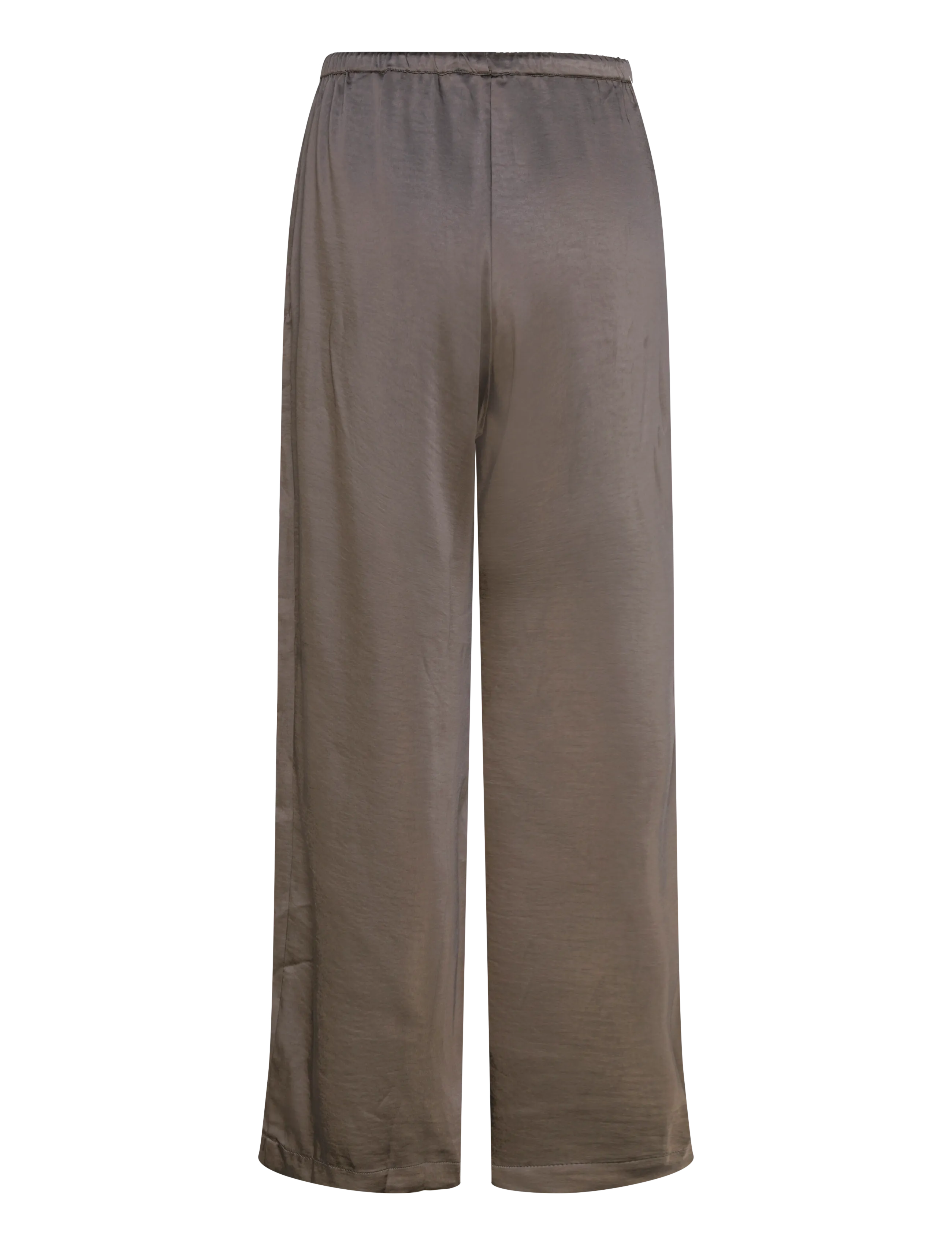 Weekday - Washed Satin Pyjama Trousers - pyjamasbyxor - dark grey - 1
