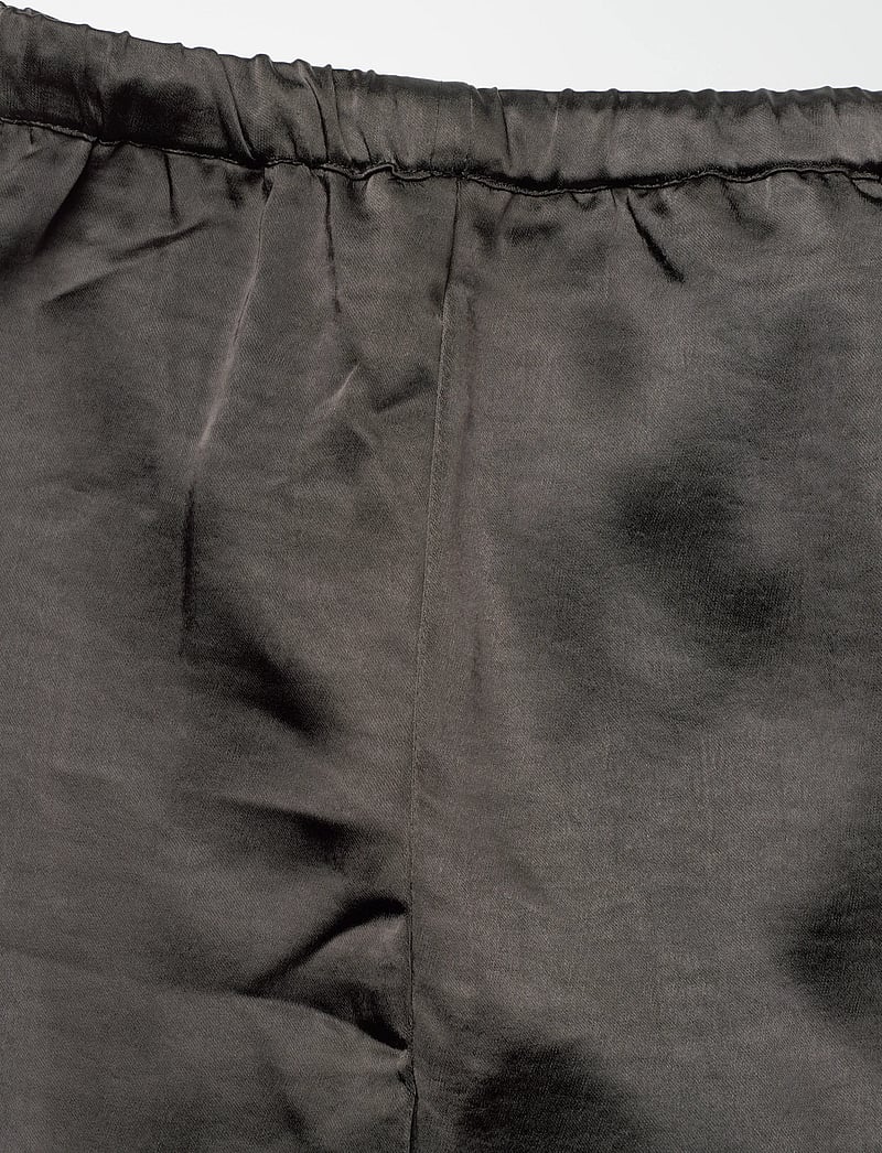 Weekday - Washed Satin Pyjama Trousers - pyjamahose - dark grey - 2