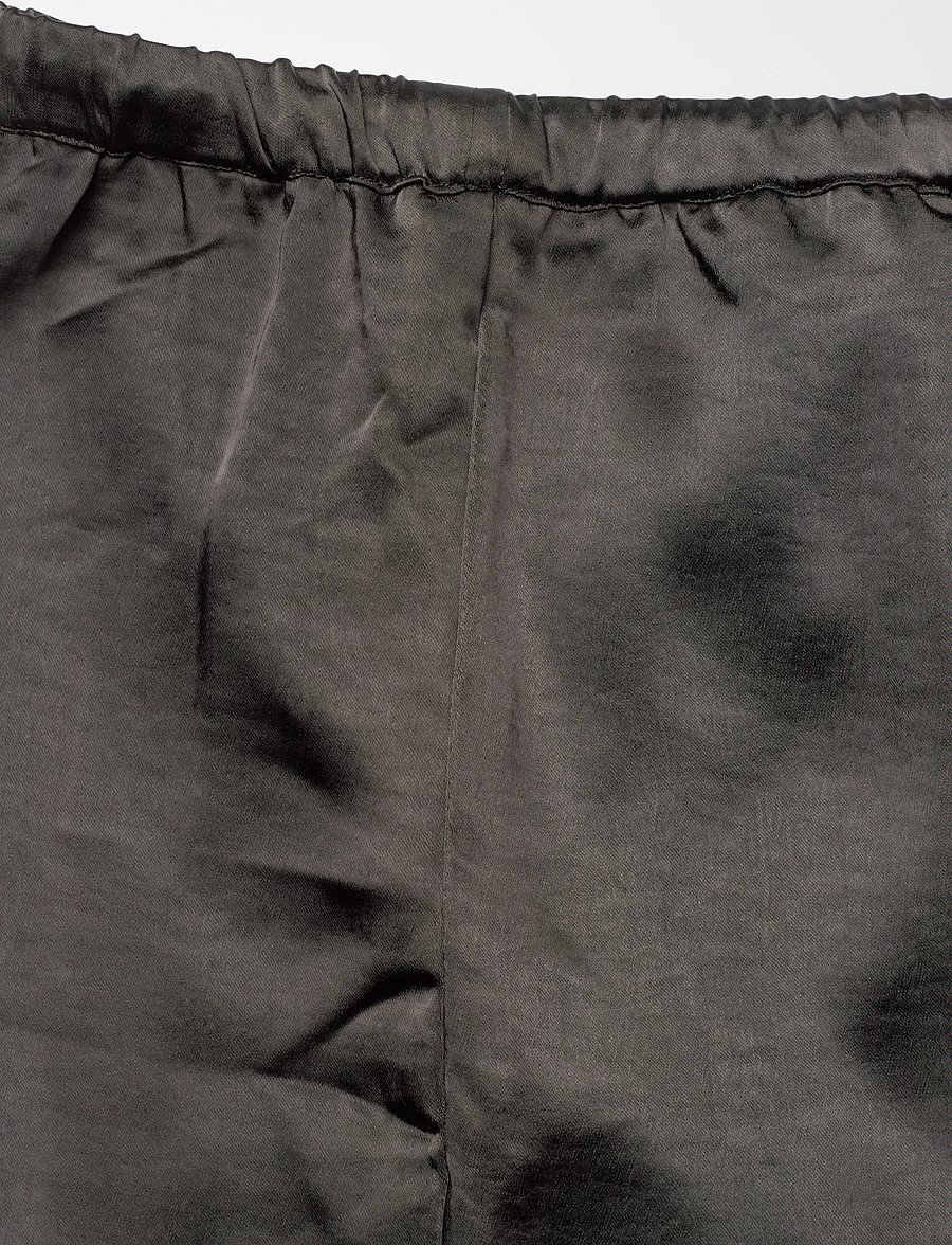 Weekday - Washed Satin Pyjama Trousers - pyjamasbyxor - dark grey - 2