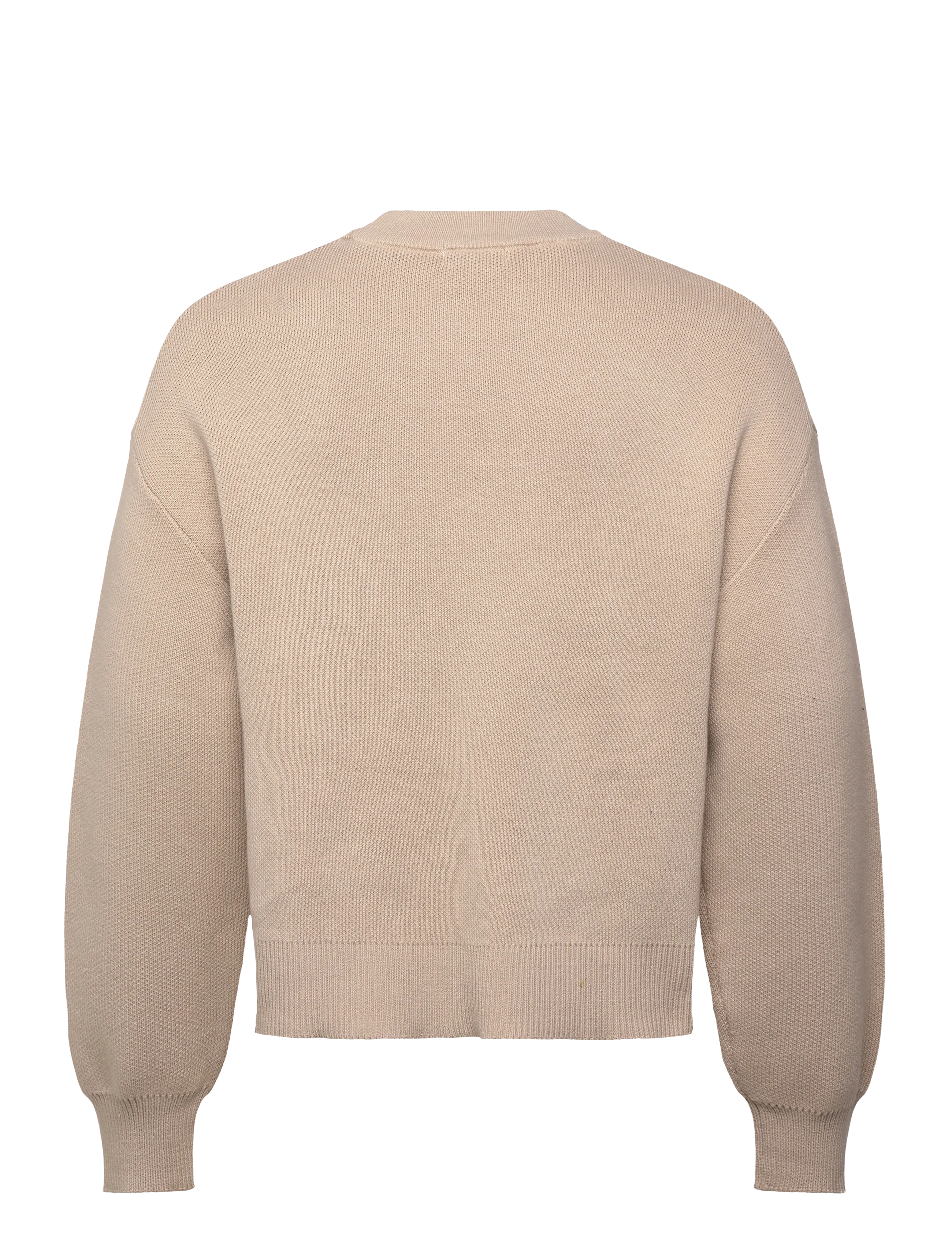 Weekday - Relaxed Boxy Knitted Sweater - rundhals - light mole - 1