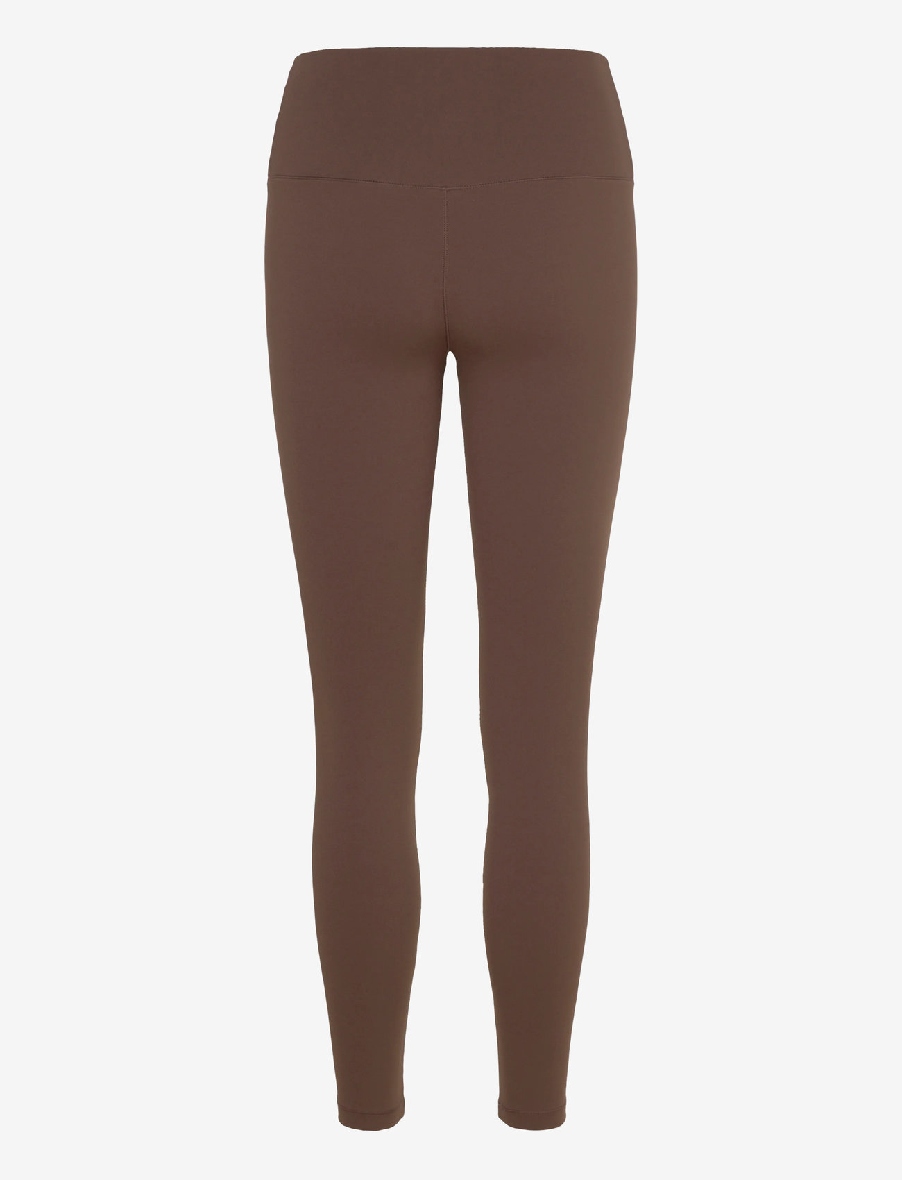 Weekday - High Waisted Sports Tights - træningstights - dark brown - 1