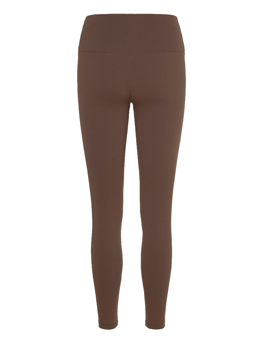 Weekday - High Waisted Sports Tights - training tights - dark brown - 1