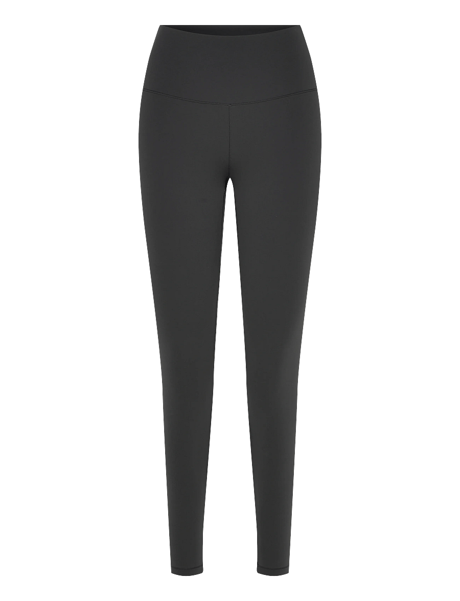Weekday - High Waisted Sports Tights - fuld længde - dark grey - 0