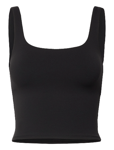 Weekday Cropped Sports Top - Crop tops - BLACK / black