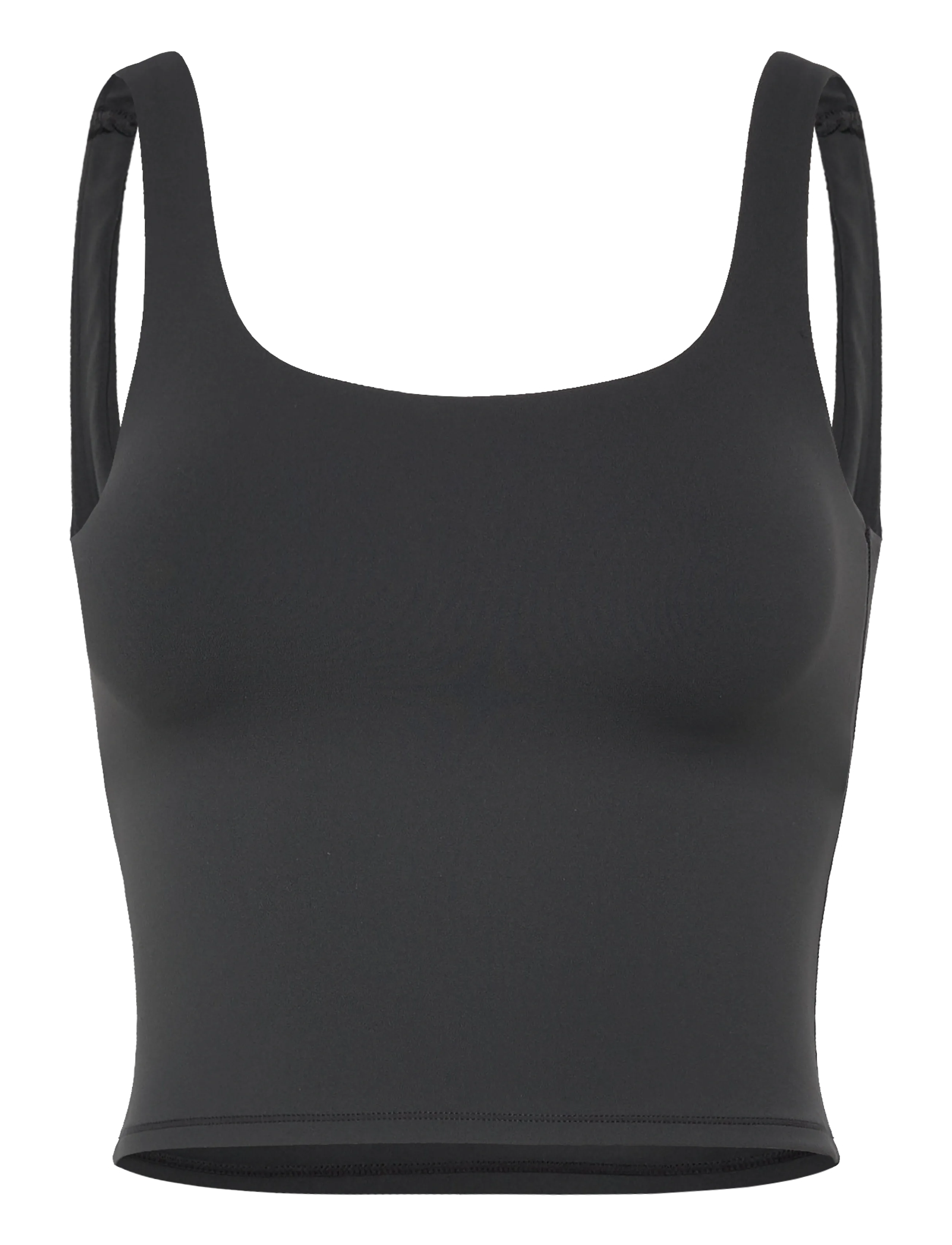 Cropped Sports Top - DARK GREY