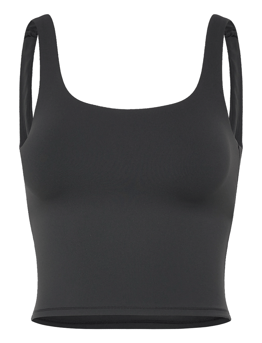 Weekday - Cropped Sports Top - crop tops - dark grey - 1