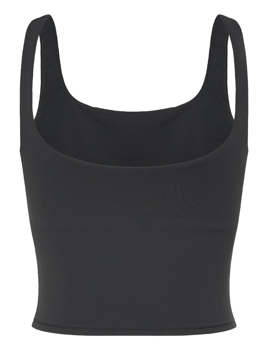 Weekday - Cropped Sports Top - crop tops - dark grey - 2