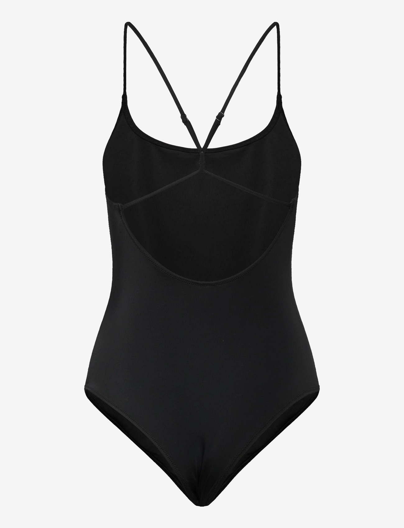 Weekday - Open Back Swimsuit - badeanzüge - black - 1