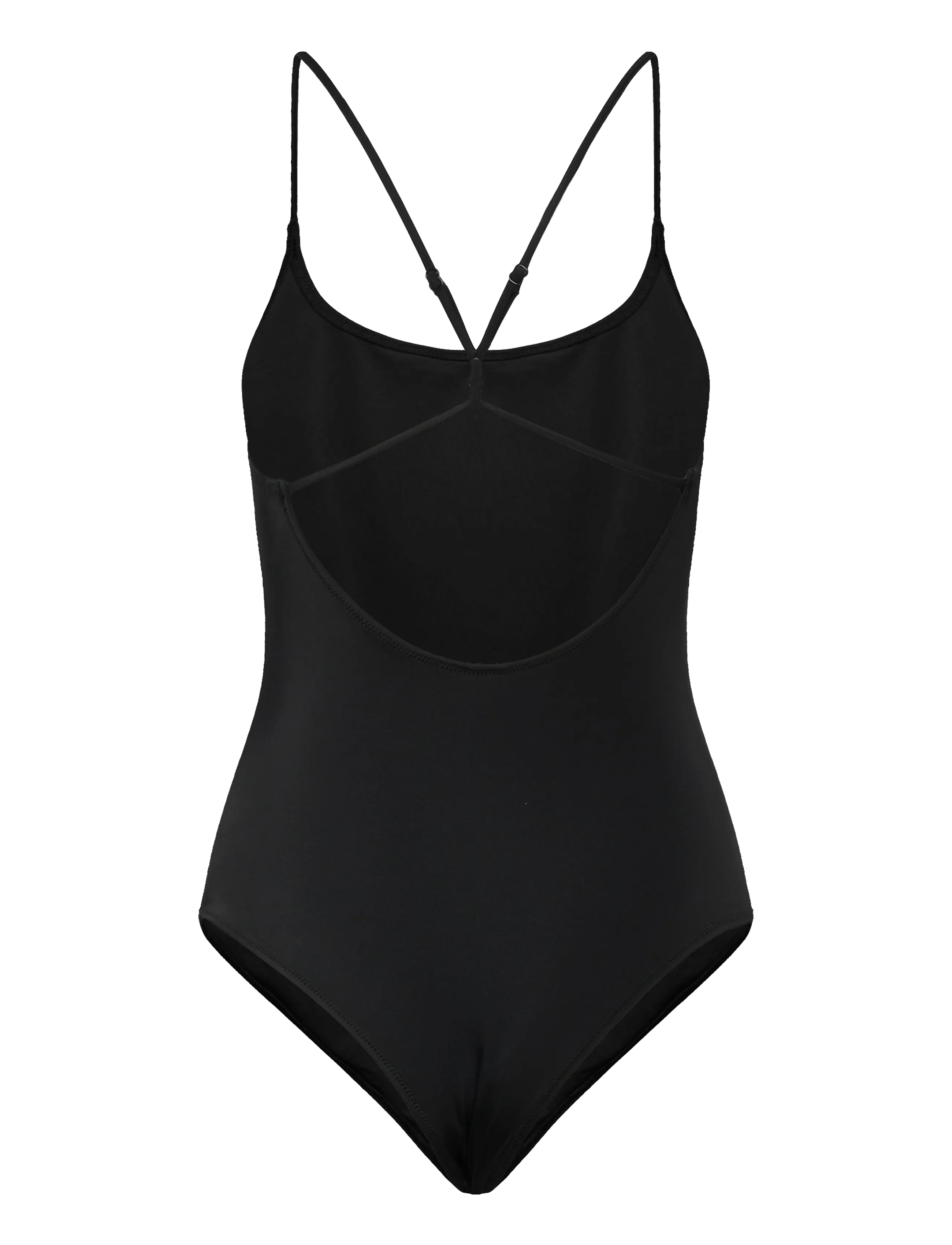 Weekday - Open Back Swimsuit - badeanzüge - black - 1