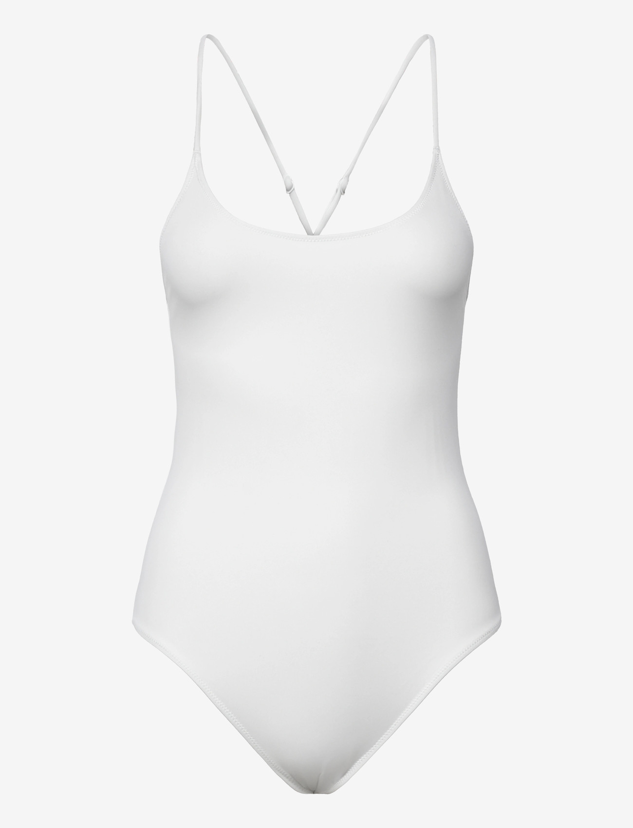Weekday - Open Back Swimsuit - badeanzüge - off white - 0