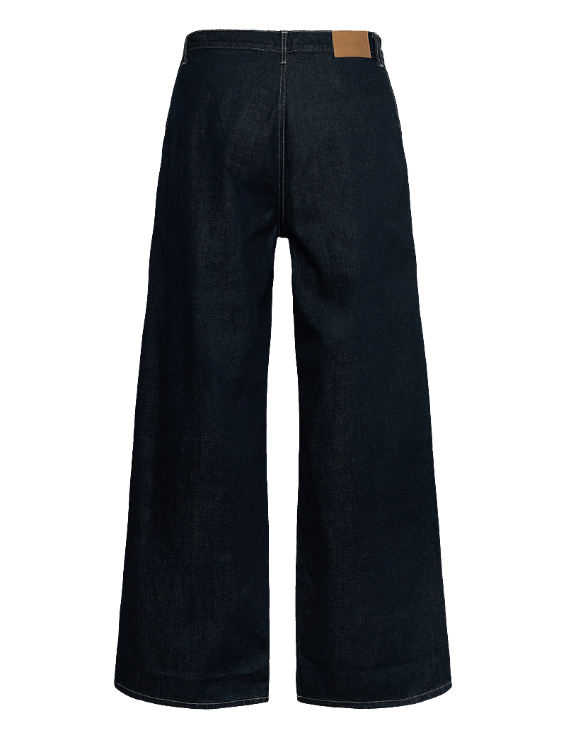 Weekday - Solar Deconstructed Loose Wide Leg Jeans - loose jeans - blue rinse - 1