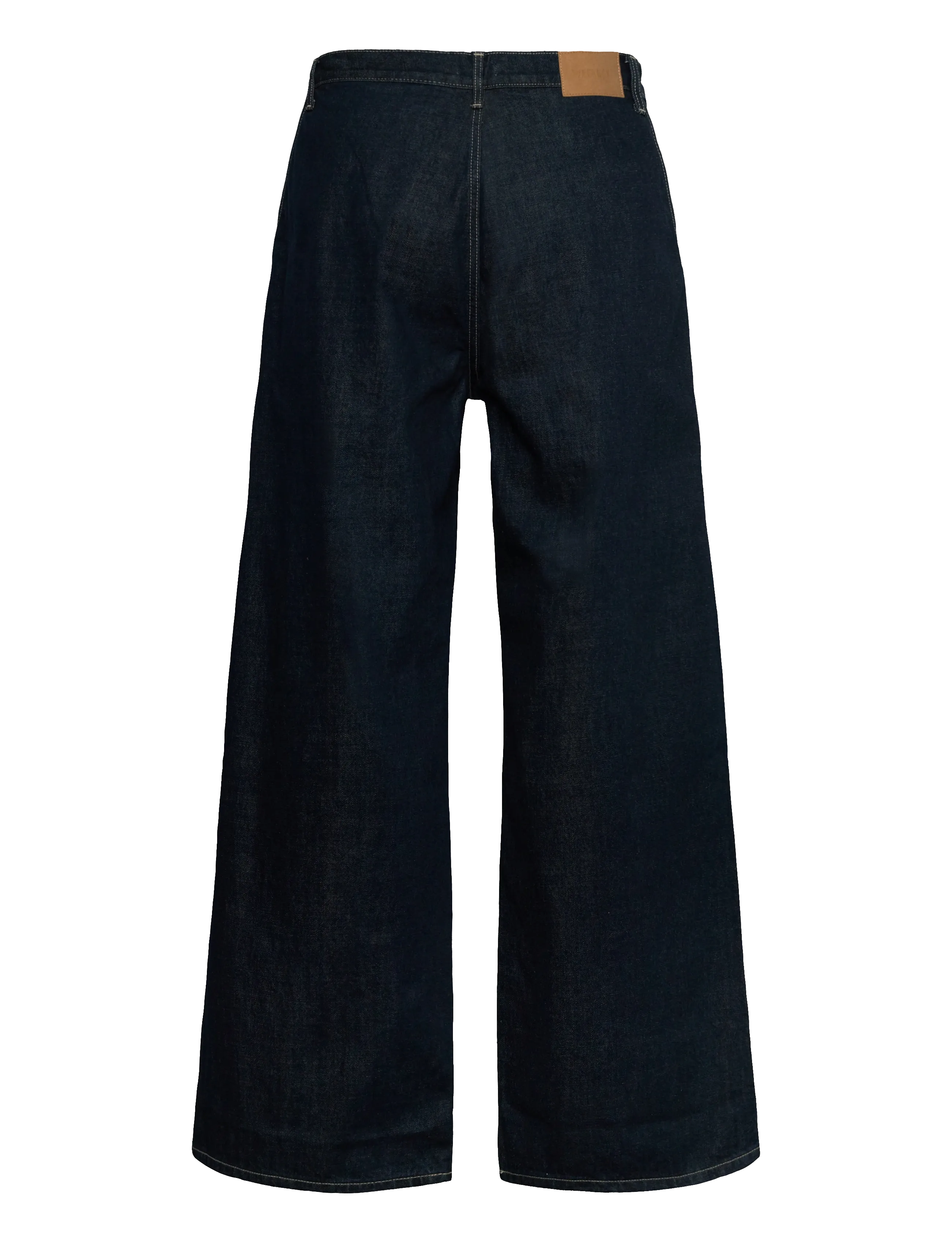Weekday - Solar Deconstructed Loose Wide Leg Jeans - loose jeans - blue rinse - 1