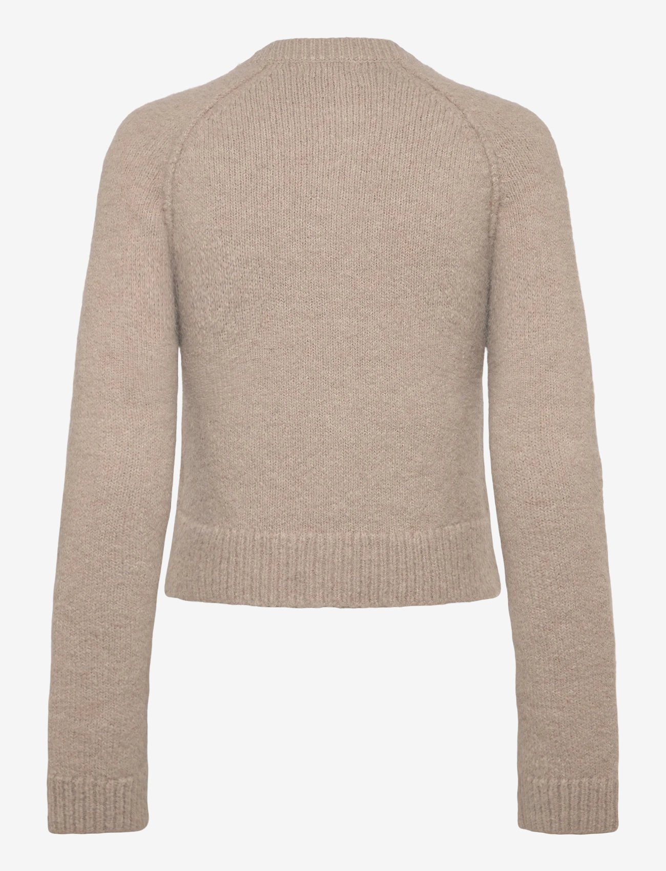 Weekday - Fitted Cardigan - koftor - light mole melange - 1