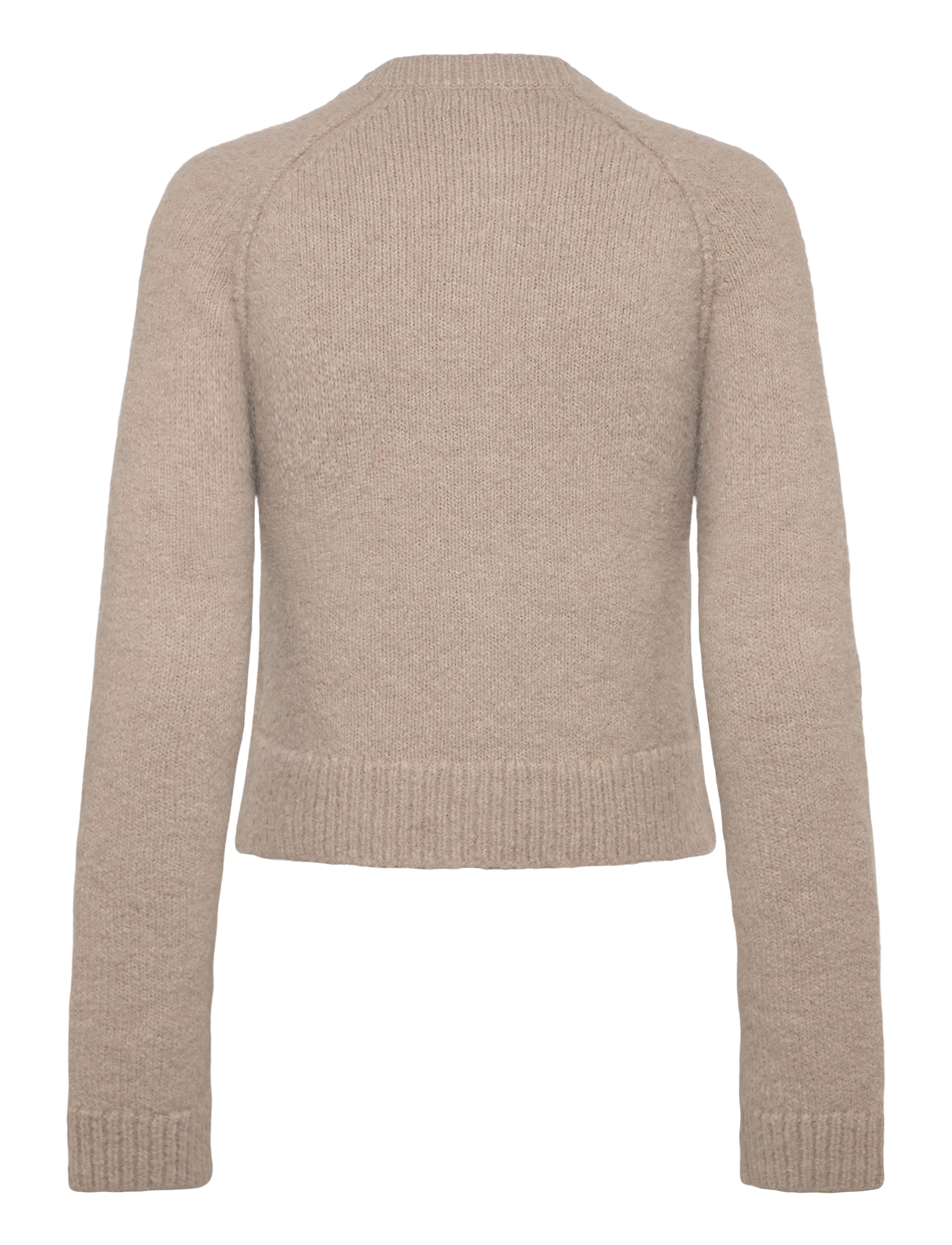 Weekday - Fitted Cardigan - koftor - light mole melange - 1