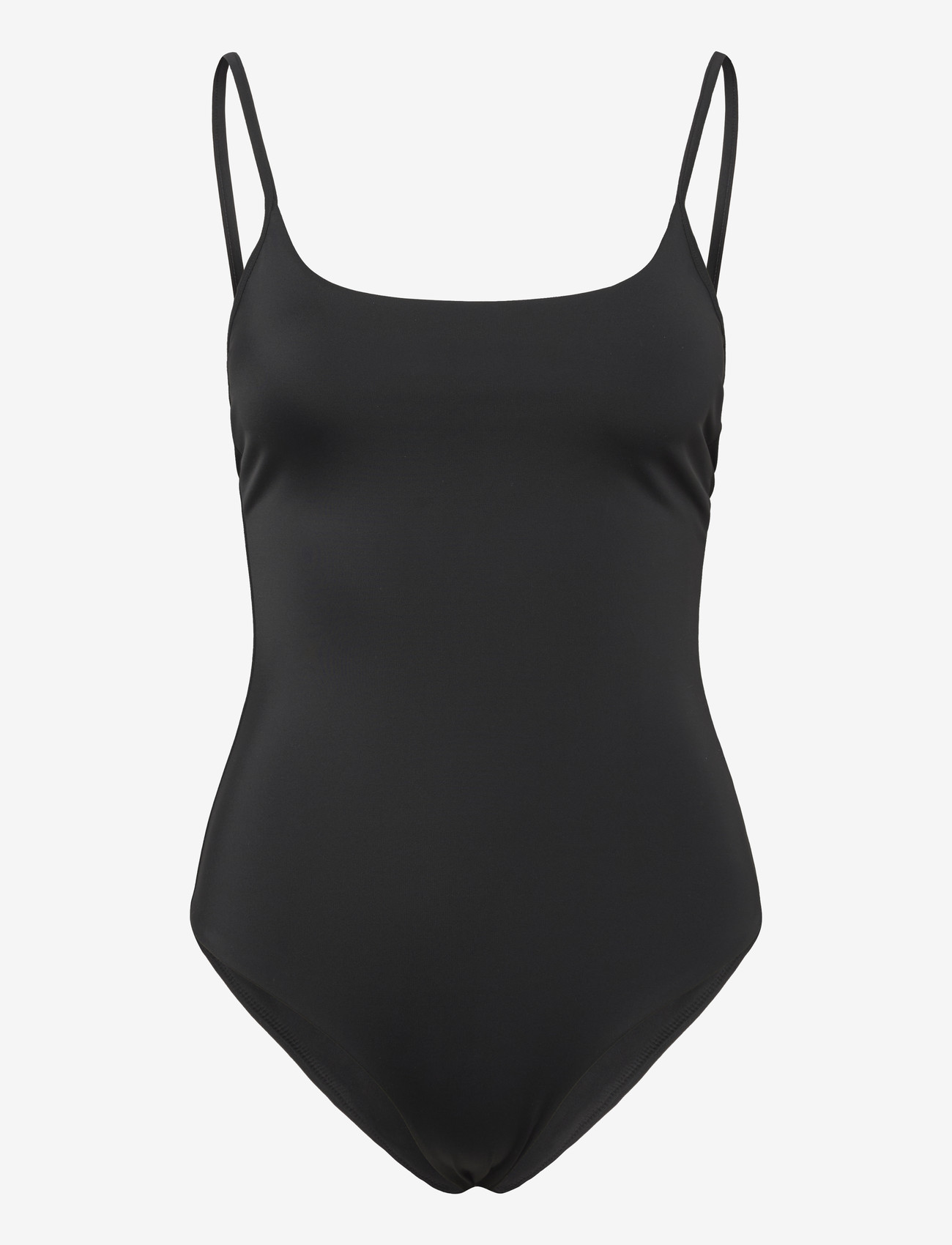Weekday - Square-Neck Swimsuit - badedragter - black - 0