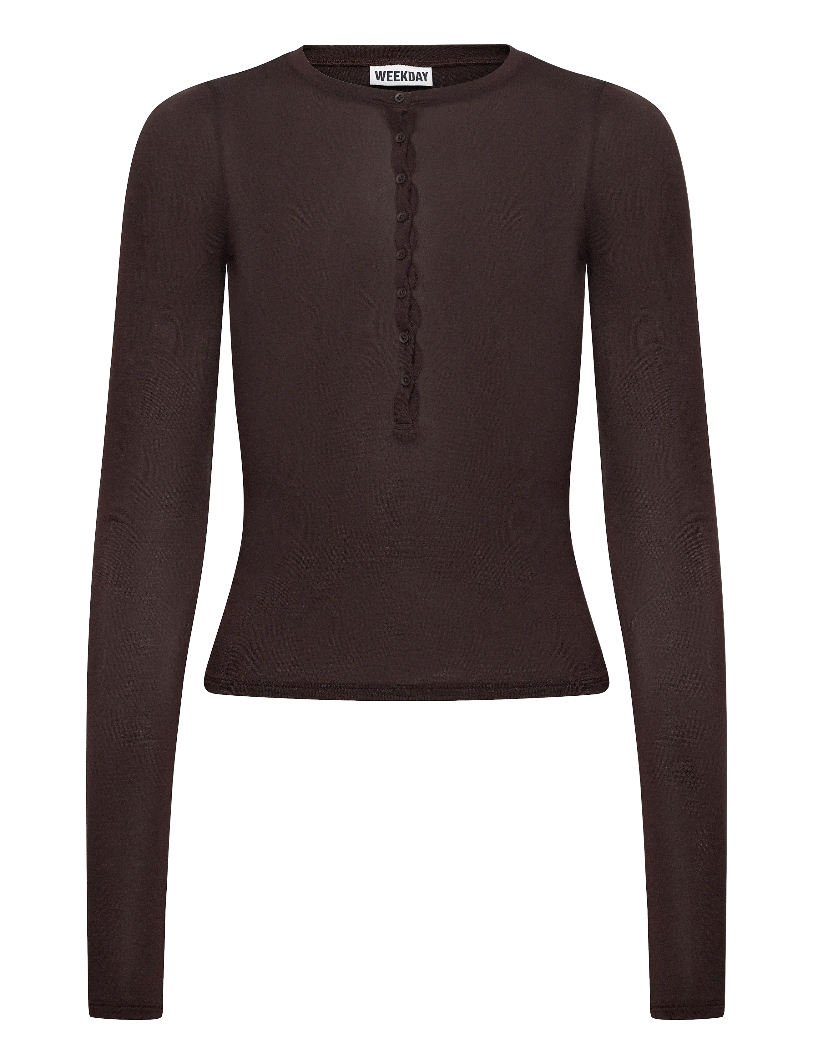 Weekday - Henny Henley Ls Top