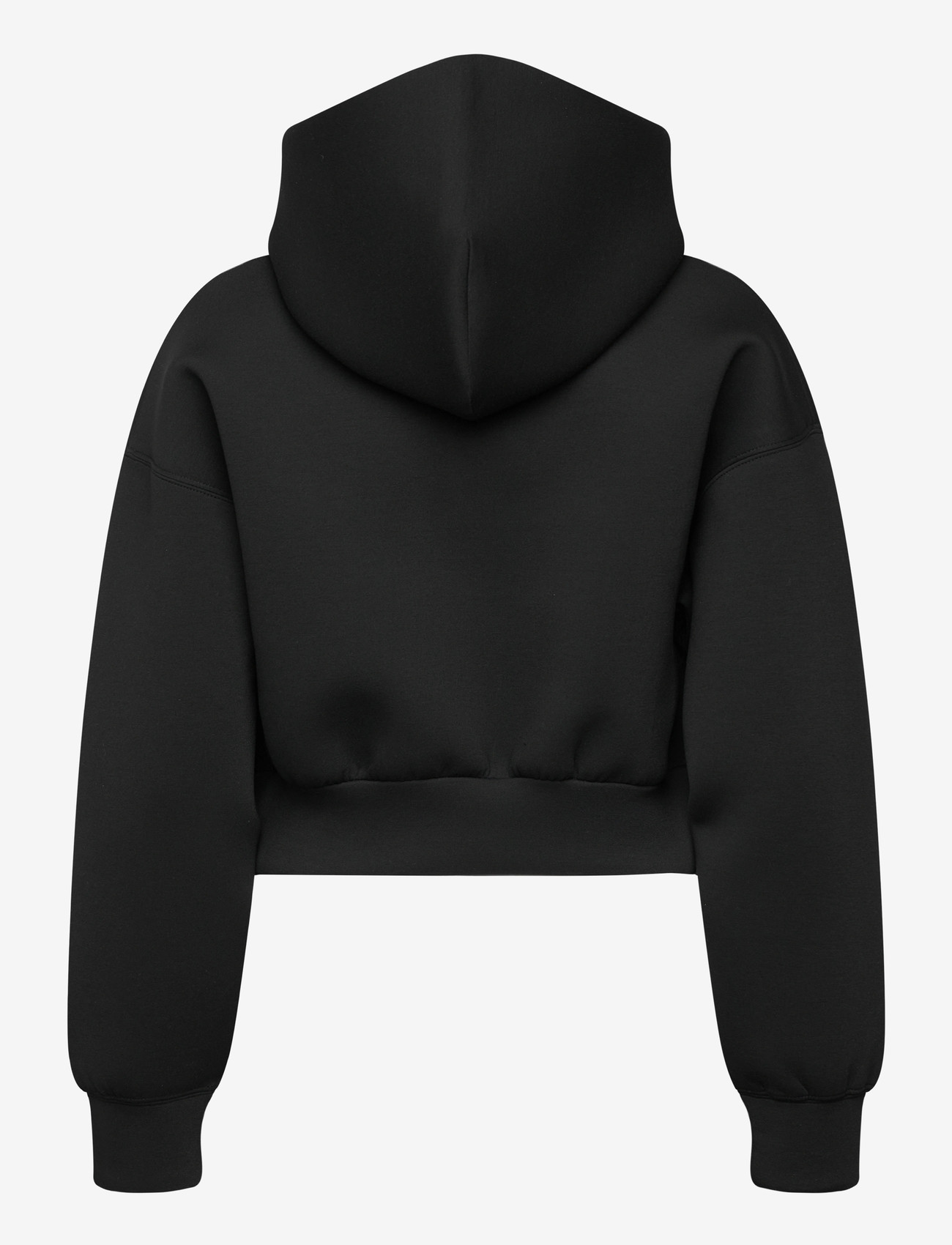 Weekday - Loose Fit Scuba Zip Hoodie - hoodies - black - 1