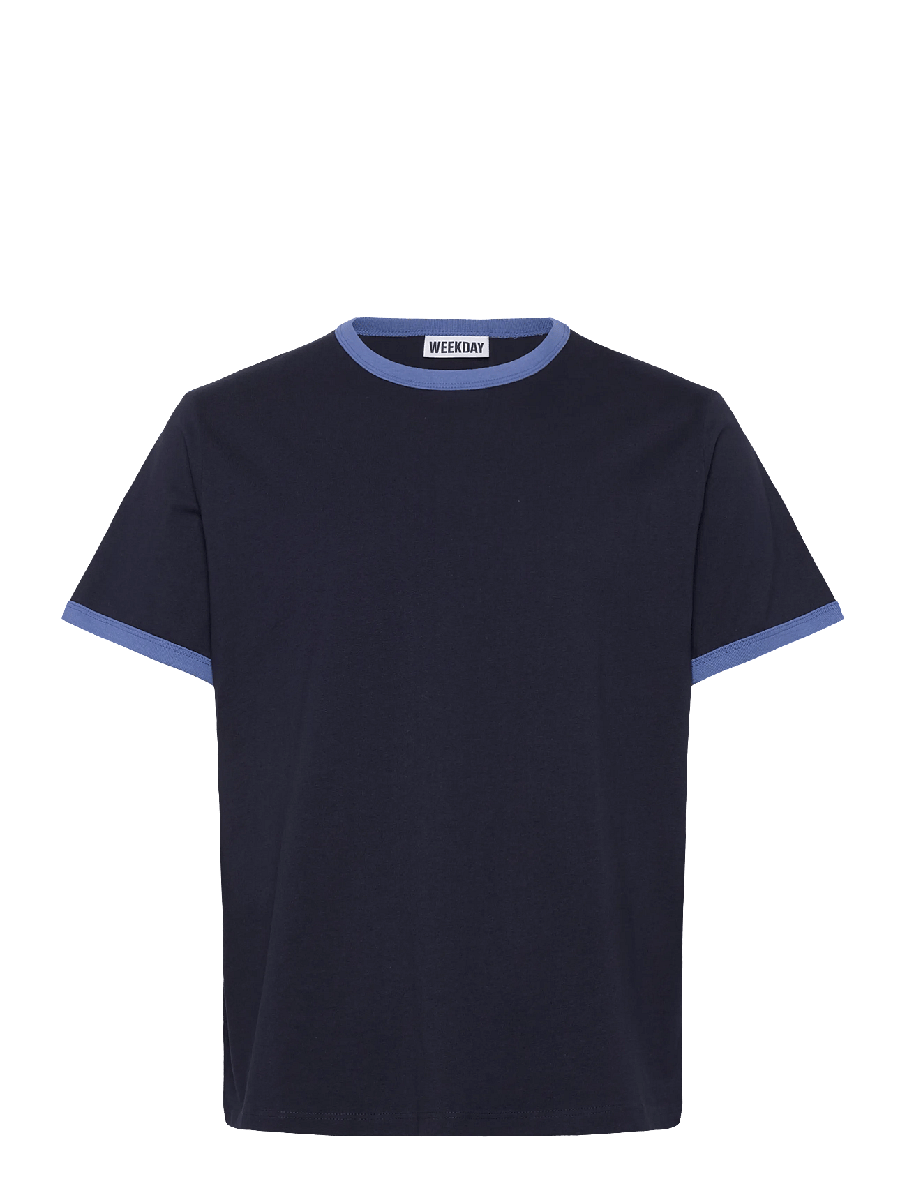 Weekday - Short-Sleeved Contrast Trim Cotton