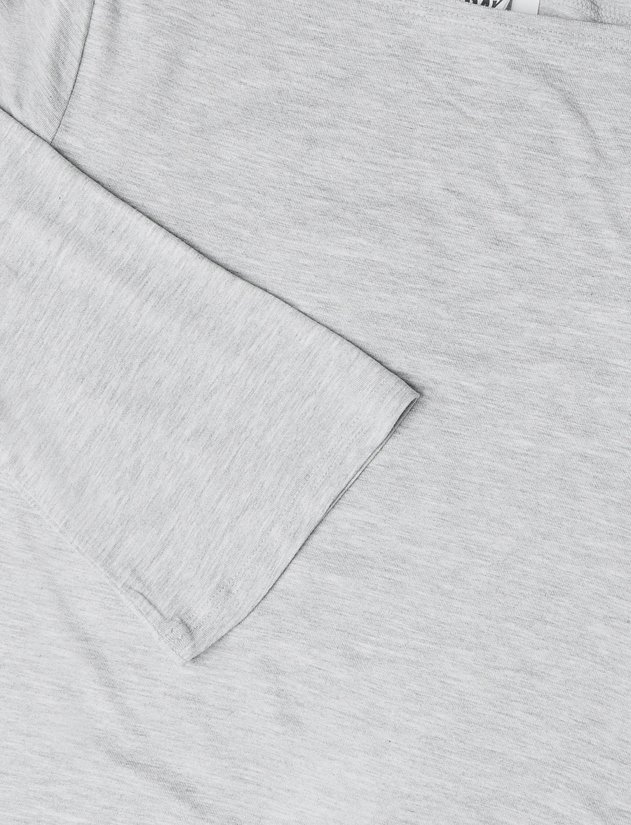 Weekday - Annie Soft LS - langärmlige tops - grey melange dusty l - 2