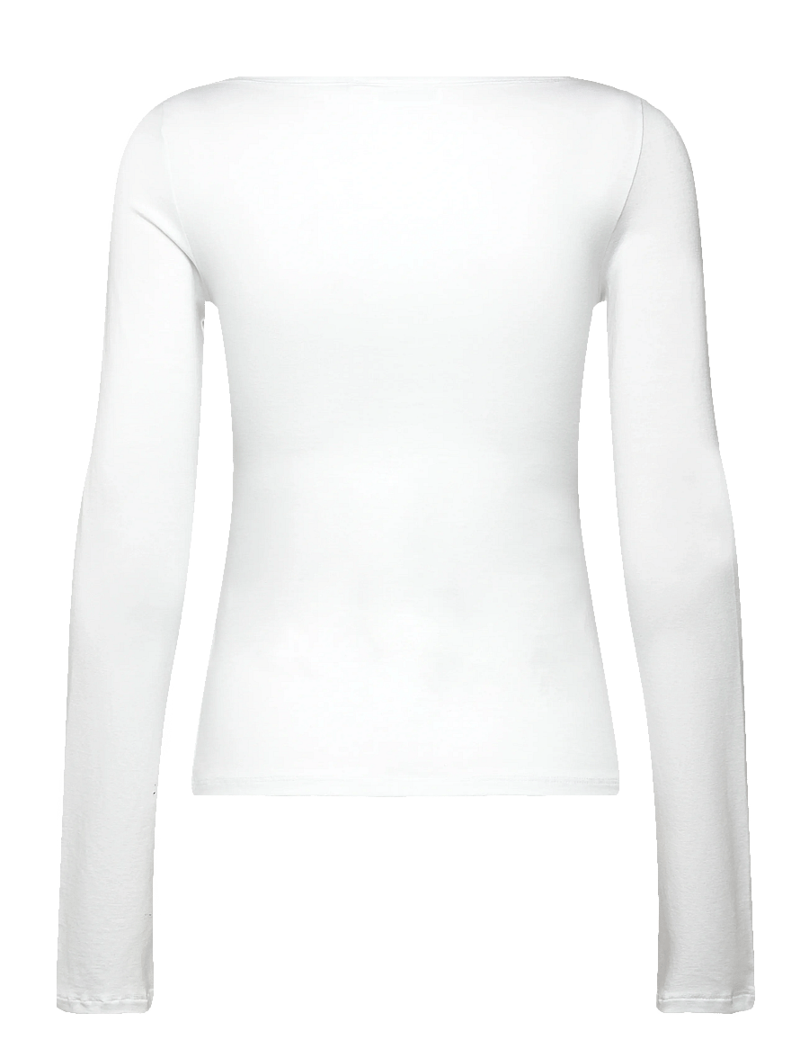 Weekday - Annie Soft LS - langærmede toppe - white - 1
