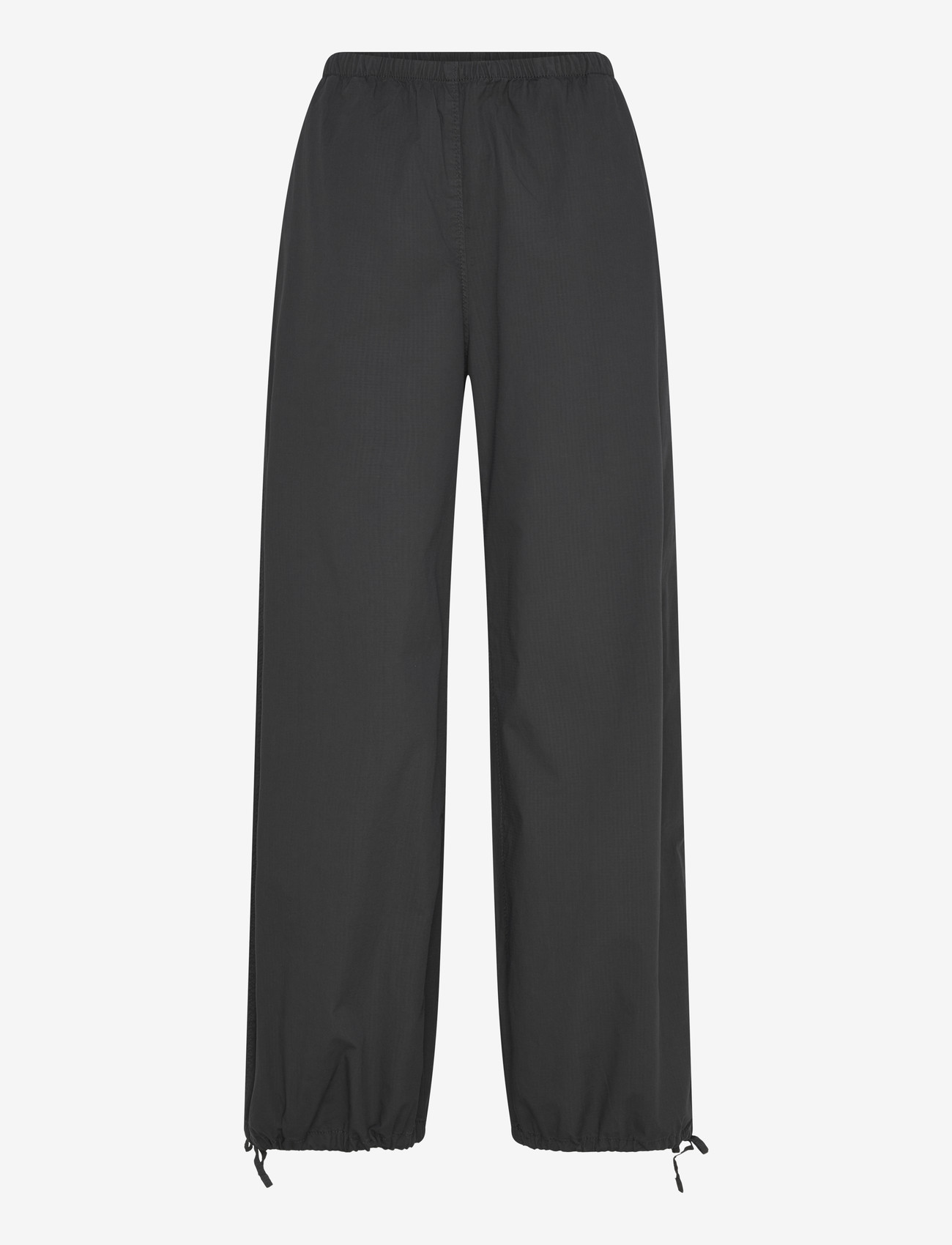 Weekday - Low Rise Pull-on Ripstop Trousers - jogginghosen - dark grey - 0