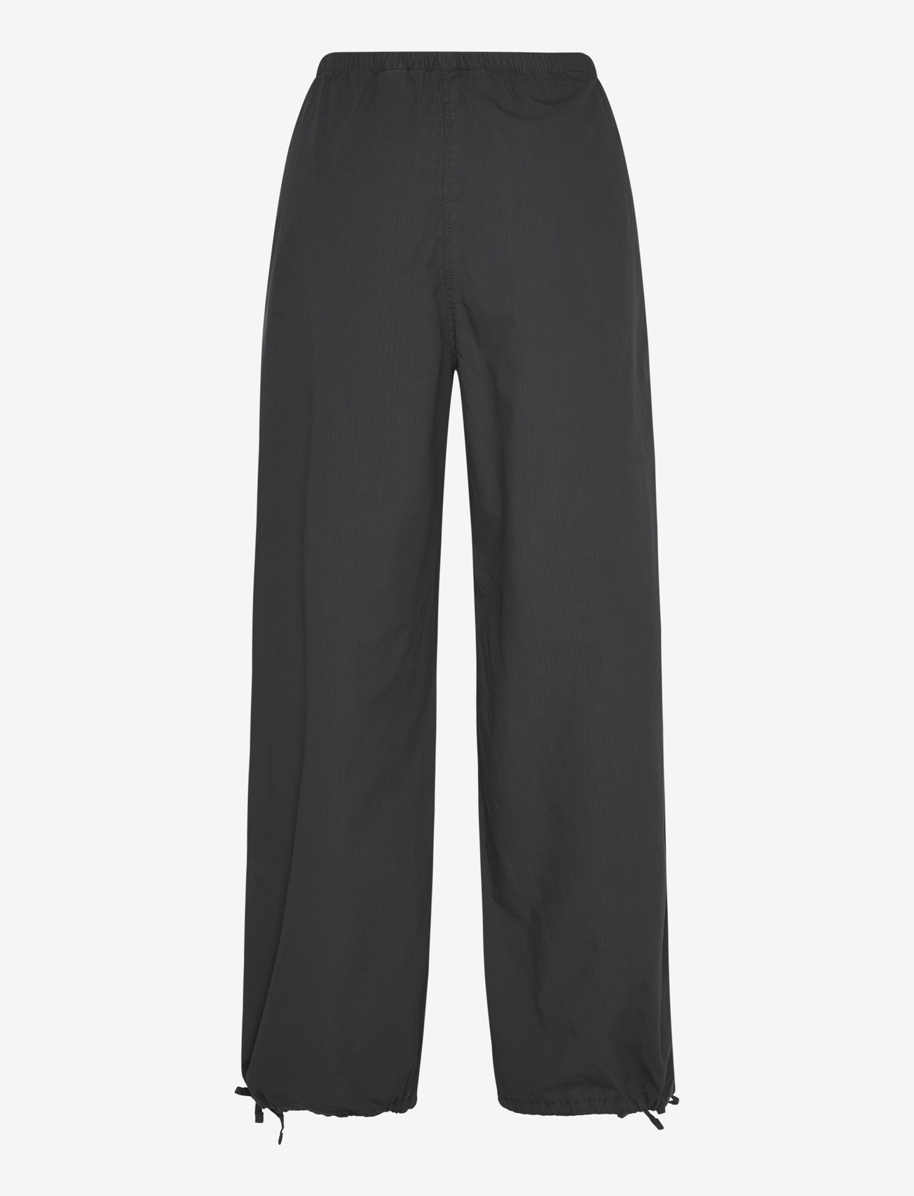 Weekday - Low Rise Pull-on Ripstop Trousers - jogginghosen - dark grey - 1