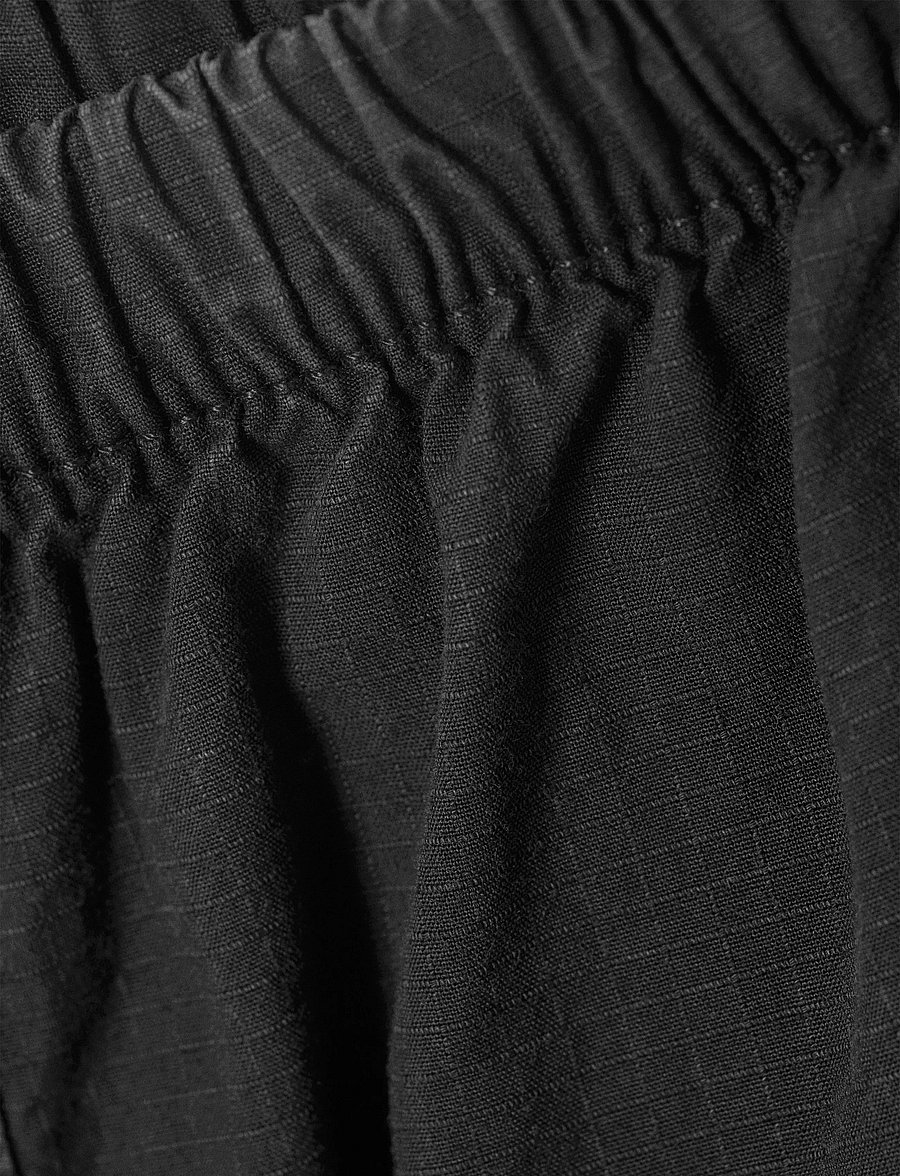 Weekday - Low Rise Pull-on Ripstop Trousers - sirged püksid - dark grey - 2
