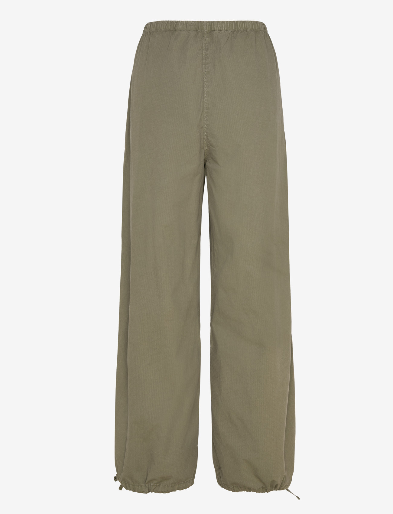 Weekday - Low Rise Pull-on Ripstop Trousers - joggers - khaki - 1
