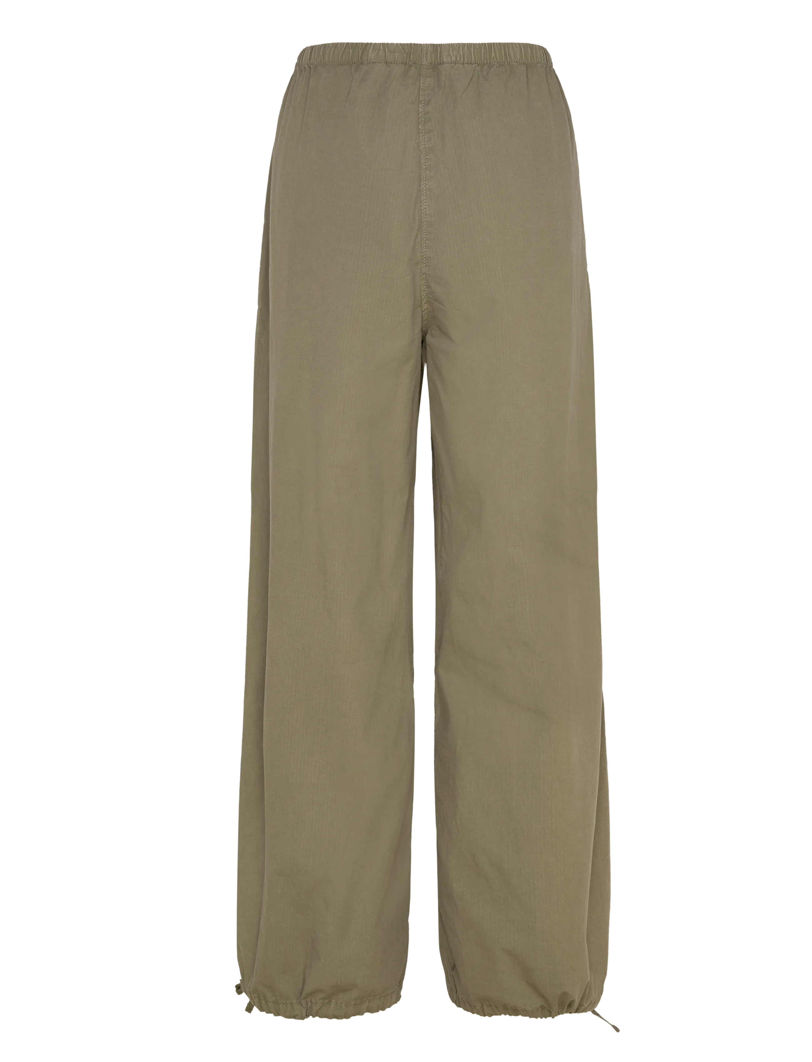 Weekday - Low Rise Pull-on Ripstop Trousers - mode trends - khaki - 2