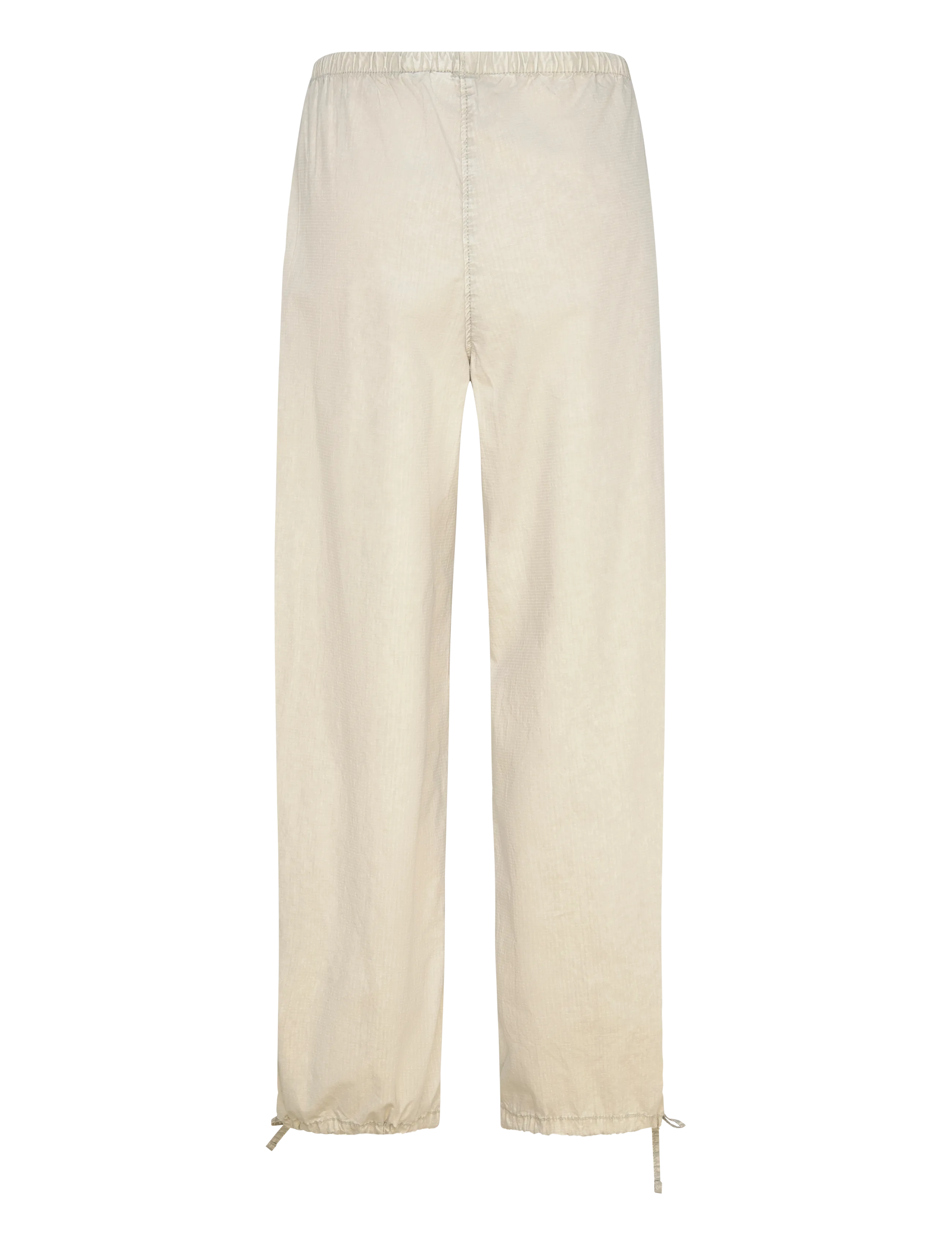 Weekday - Low Rise Pull-on Ripstop Trousers - straight leg trousers - mole dusty light - 2