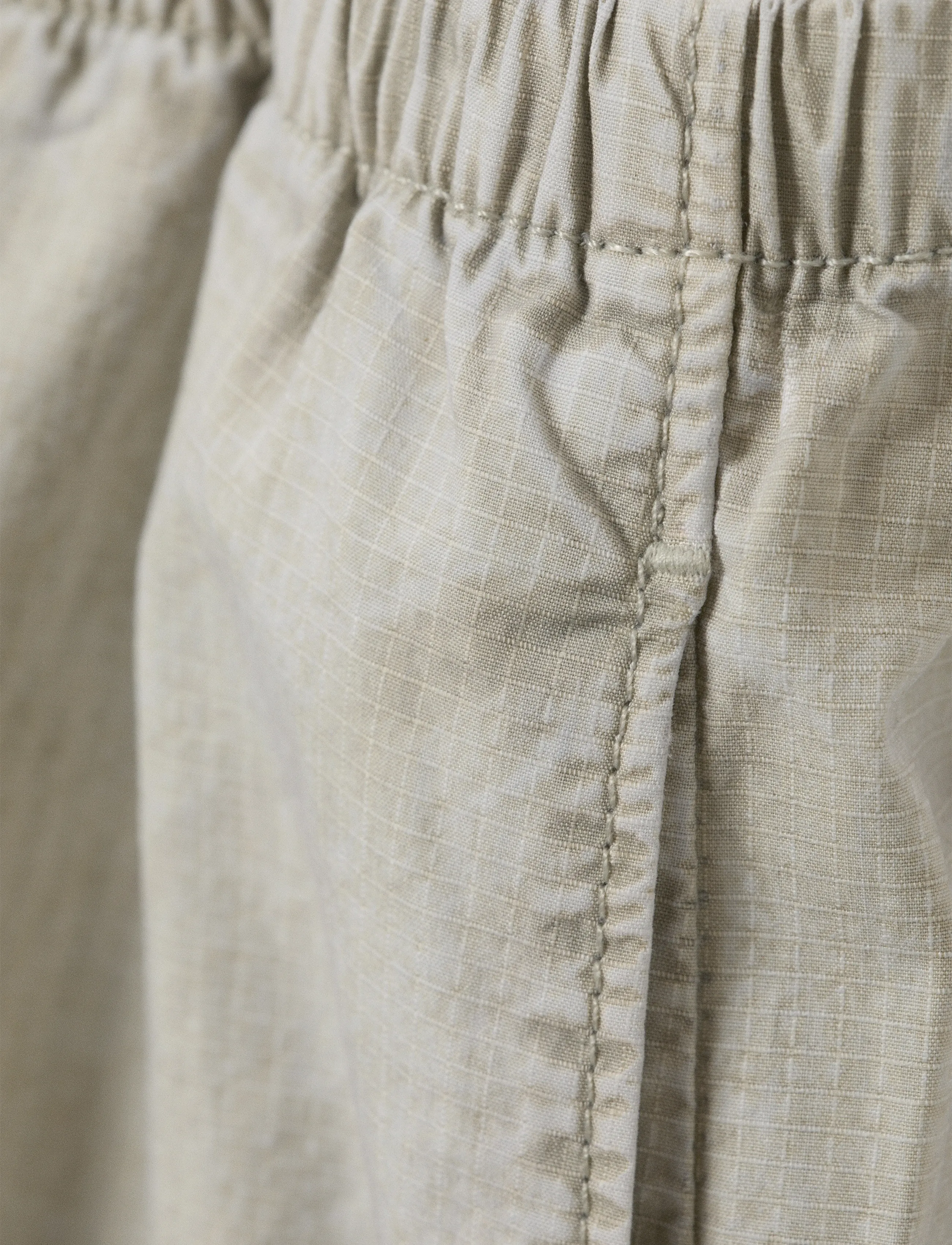 Weekday - Low Rise Pull-on Ripstop Trousers - straight leg trousers - mole dusty light - 2