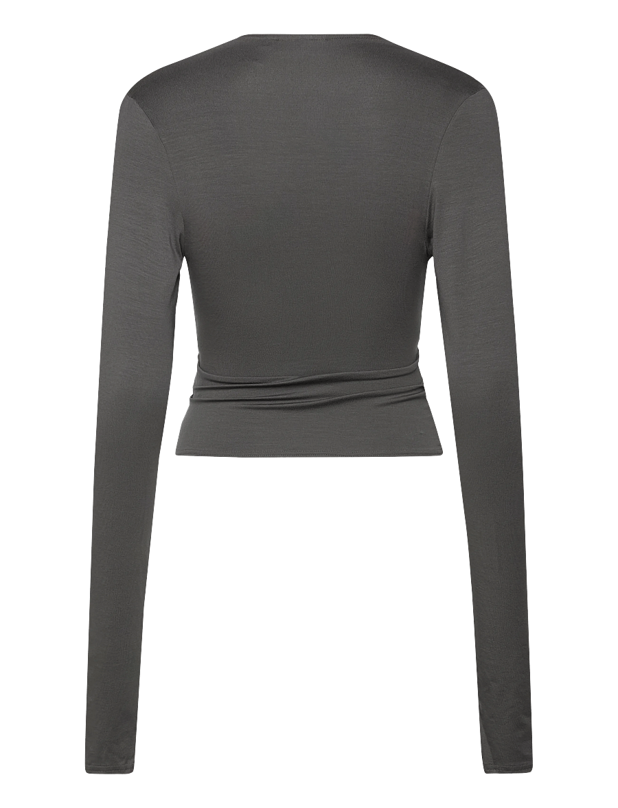 Weekday - Long Sleeve Top - t-shirts met lange mouwen - dark grey - 1