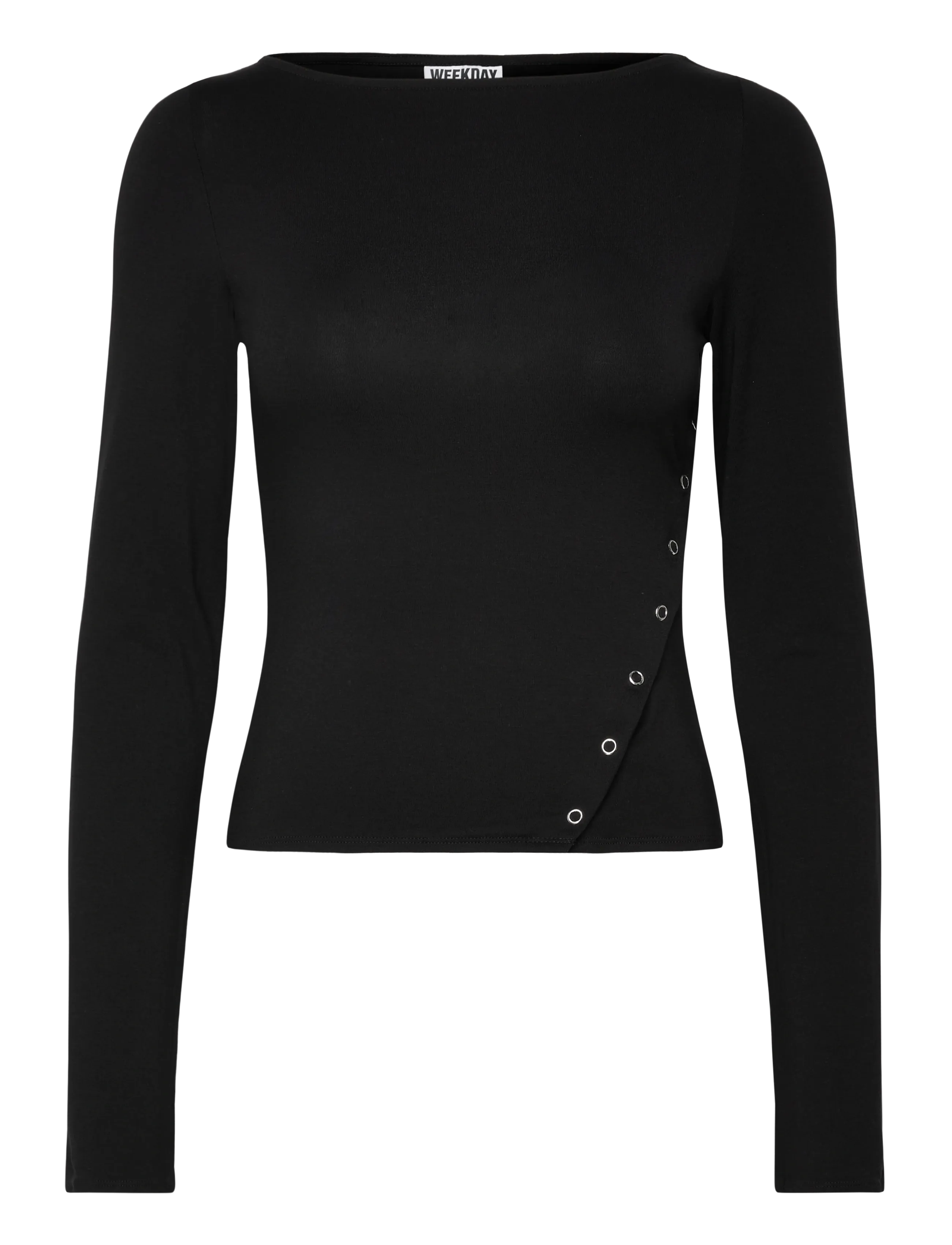 Weekday Long Sleeve Top - Weekday - BLACK / black