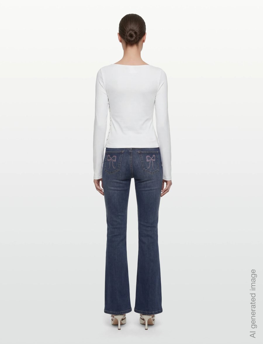 Weekday - Long Sleeve Top - palaidinukės ilgomis rankovėmis - white - 4