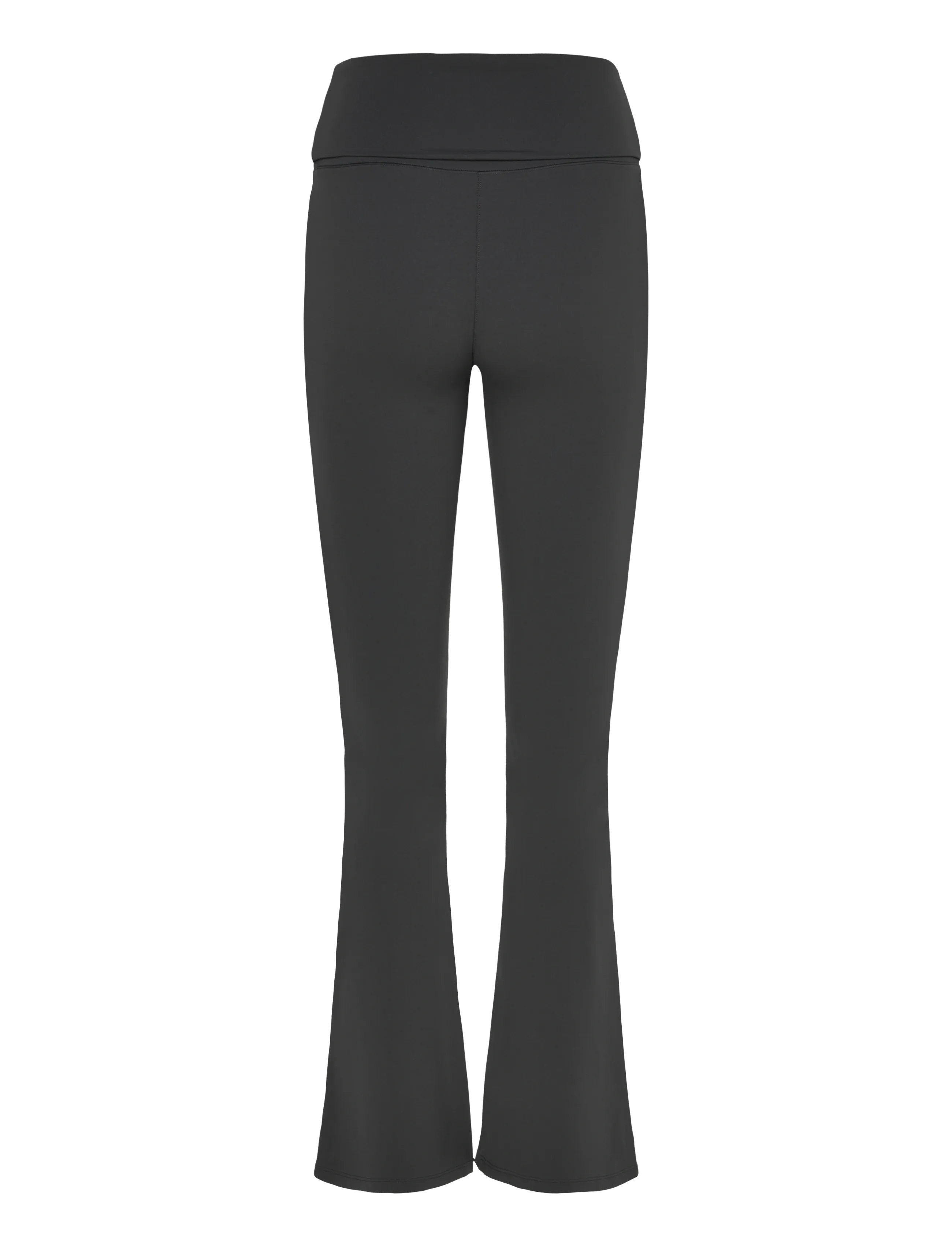 Weekday - Folded Waist Flared Yoga Tights - training tights - dark grey - 1