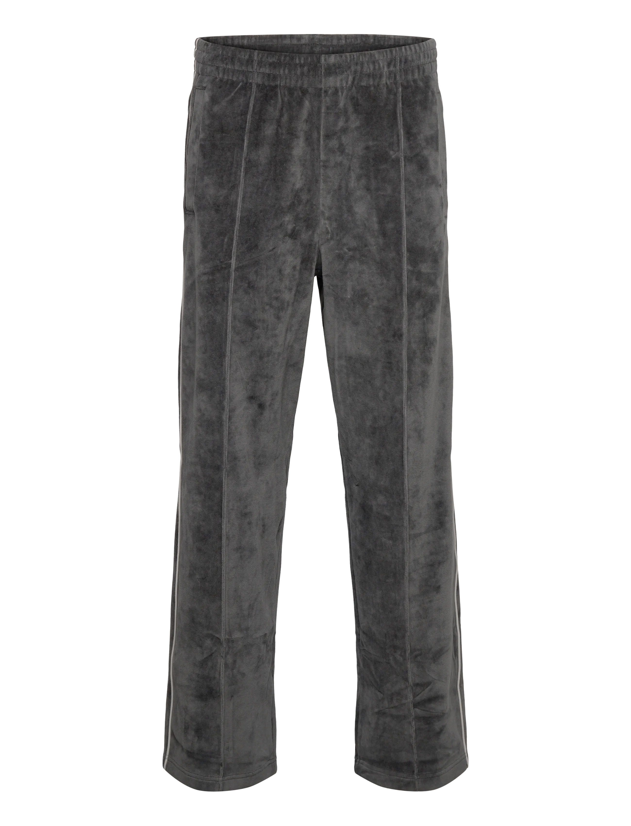 Weekday Kyoto Velour Trackpants - Jogginghosen - GREY DARK / grey