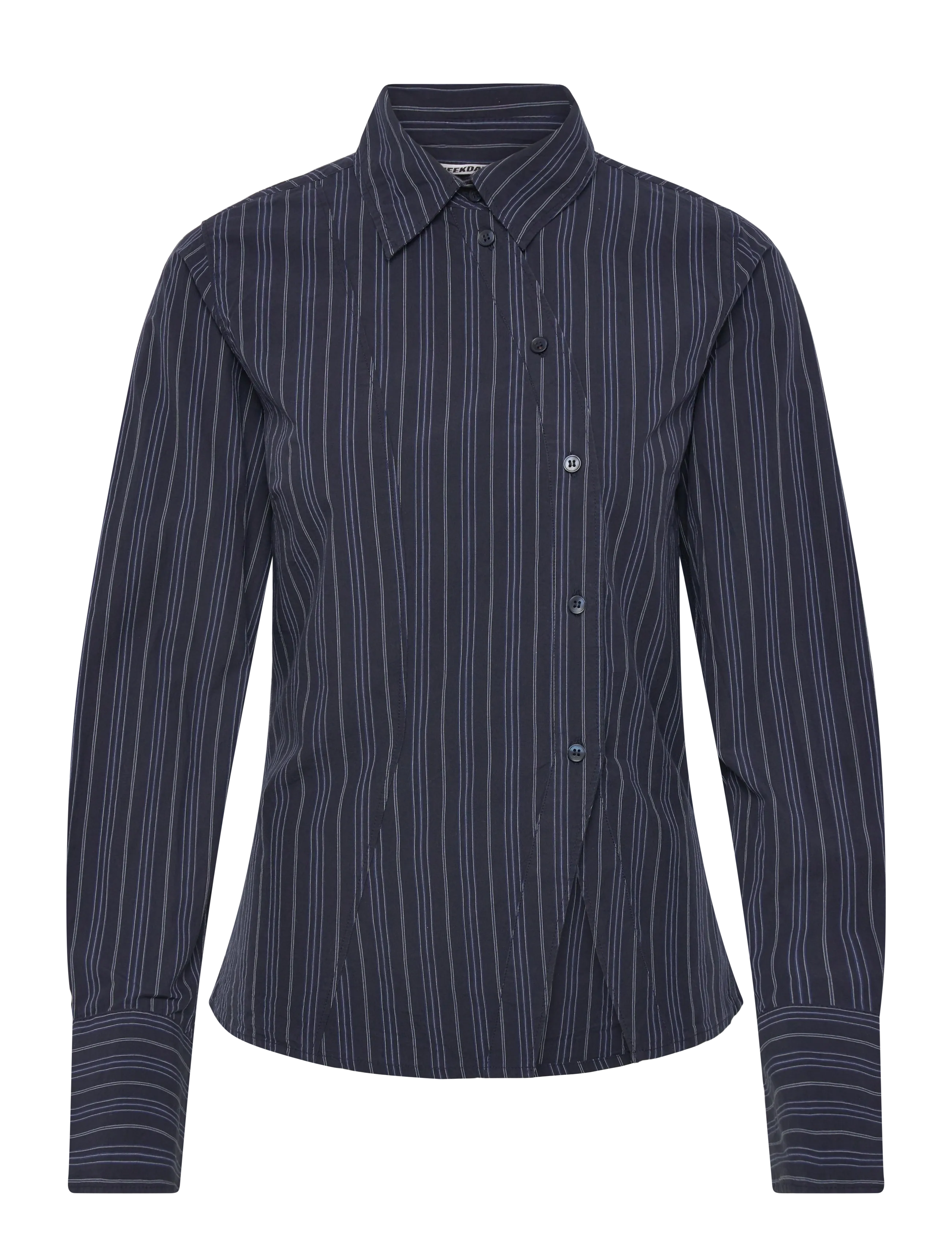 Weekday Shirt, 42, Shirts, Marineblau - Long-sleeved, Frauen